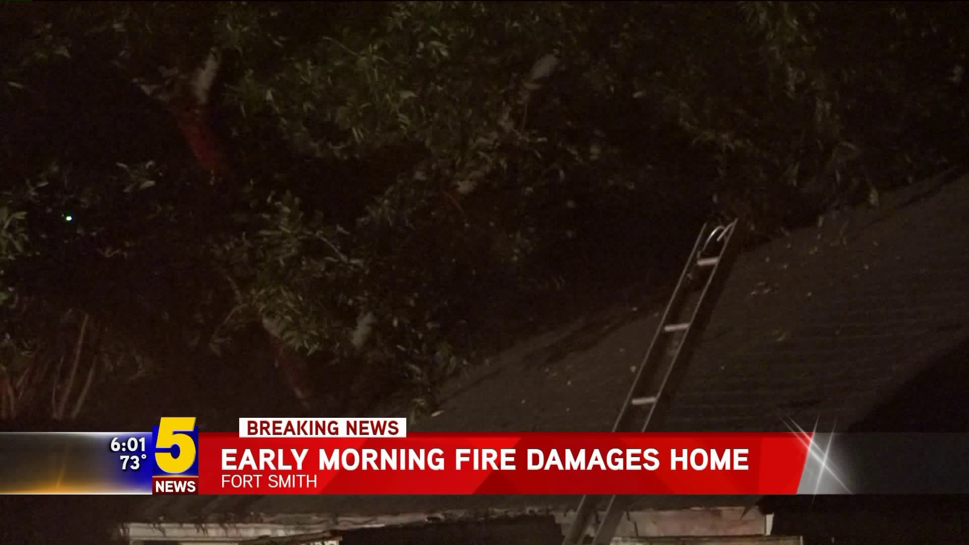 Early-Morning Fire In Fort Smith