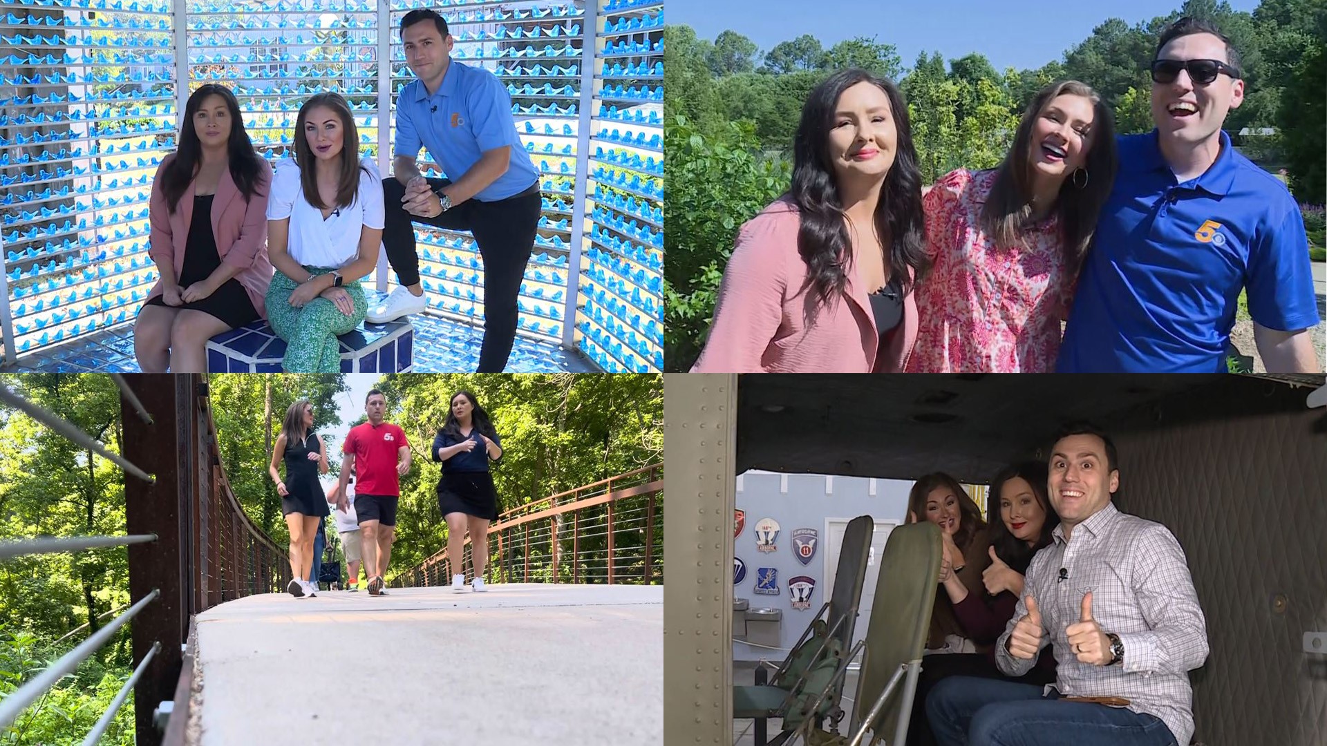 From speedways to art museums, the 5NEWS morning crew has explored unique places all over Arkansas in the past year. Here are a couple highlights!