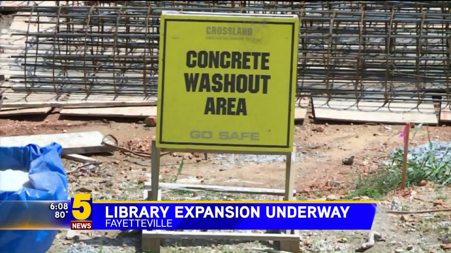 Fayetteville Library Expansion Underway