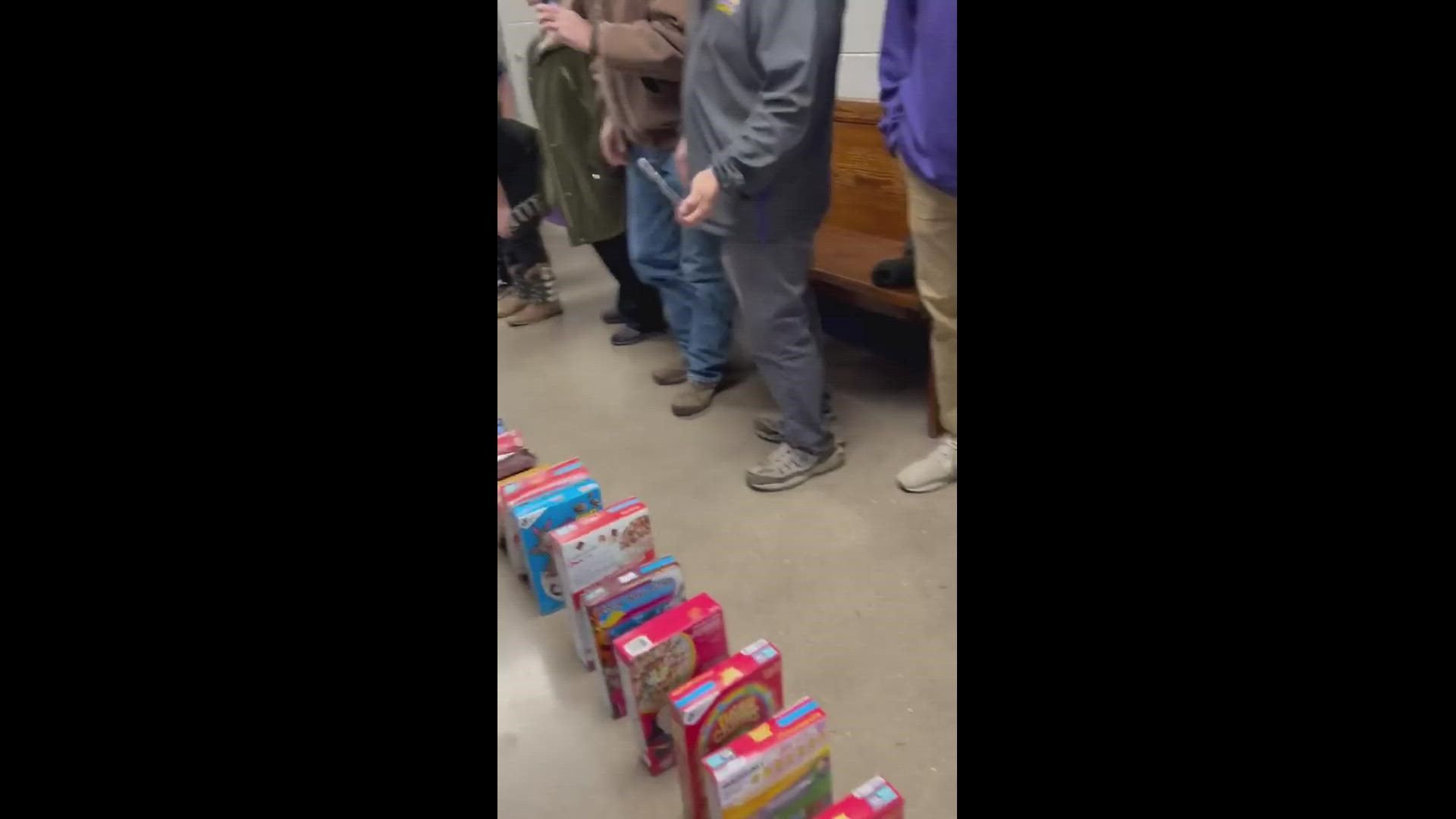 Scranton Elementary School cereal drive has community feeling 'cheerio'