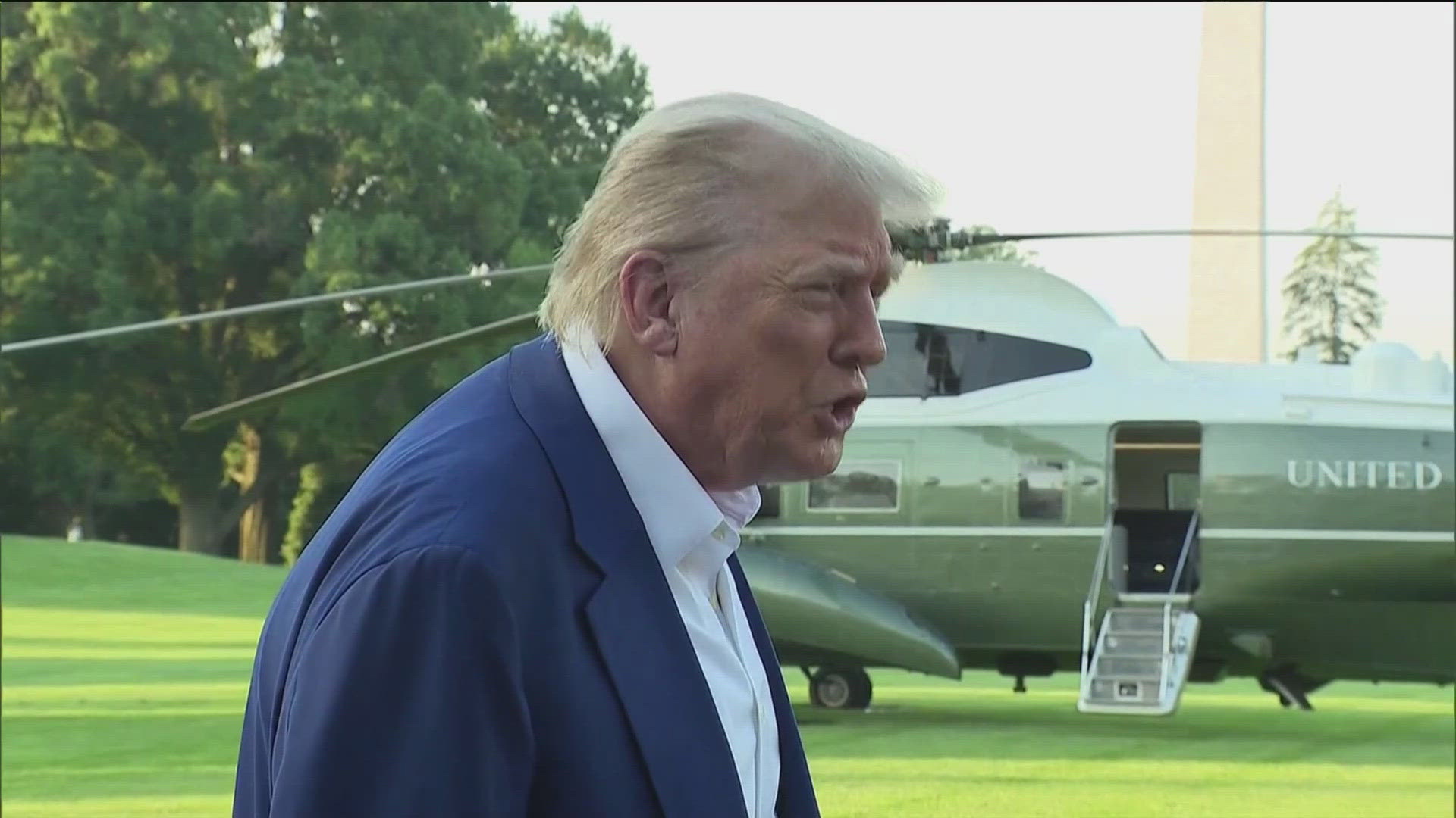The turnaround comes hours after the president used profanity as he lashed out at both sides, claiming they violated the ceasefire he announced just the night before