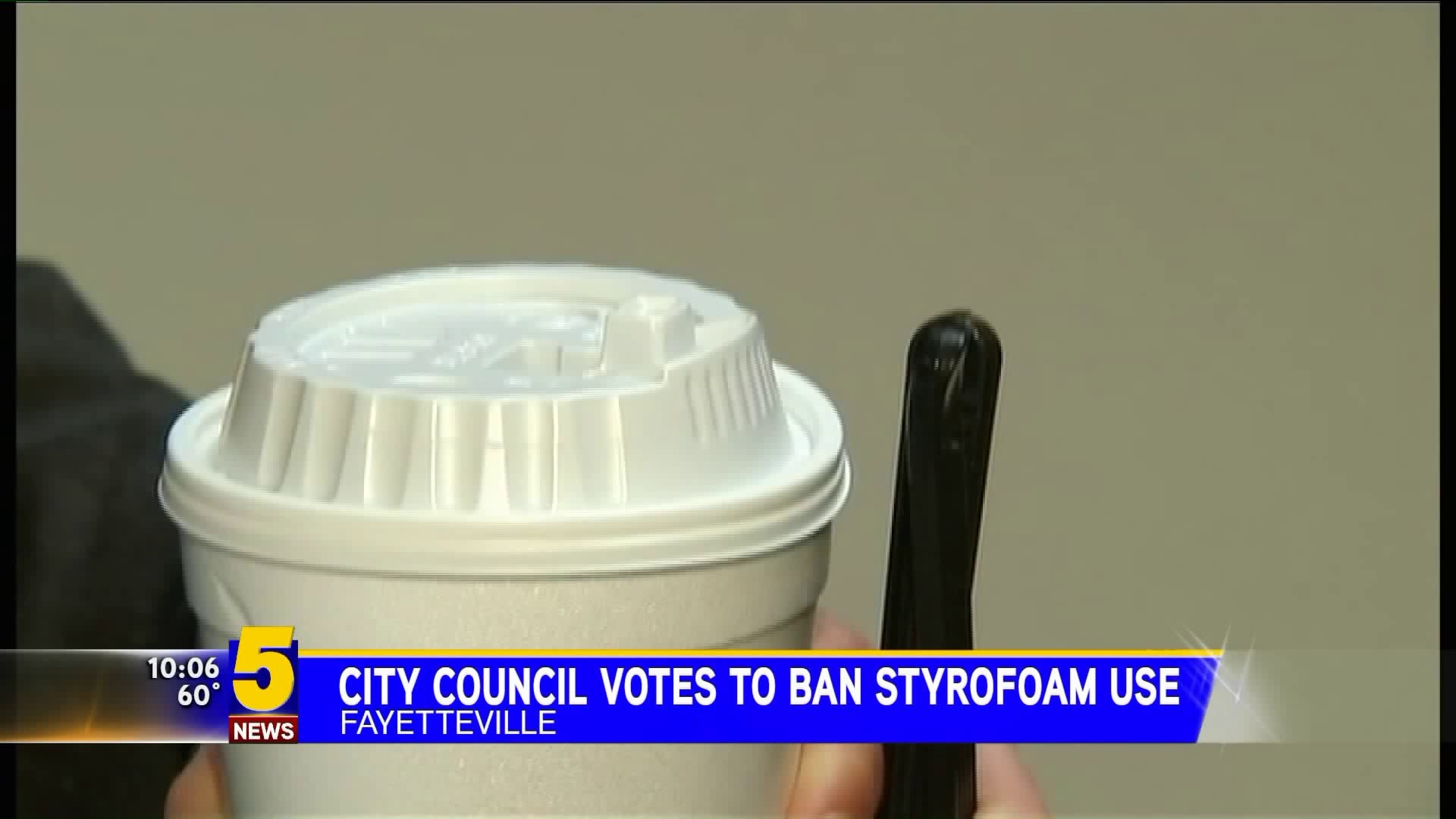Fayetteville City Council Votes to Ban Styrofoam