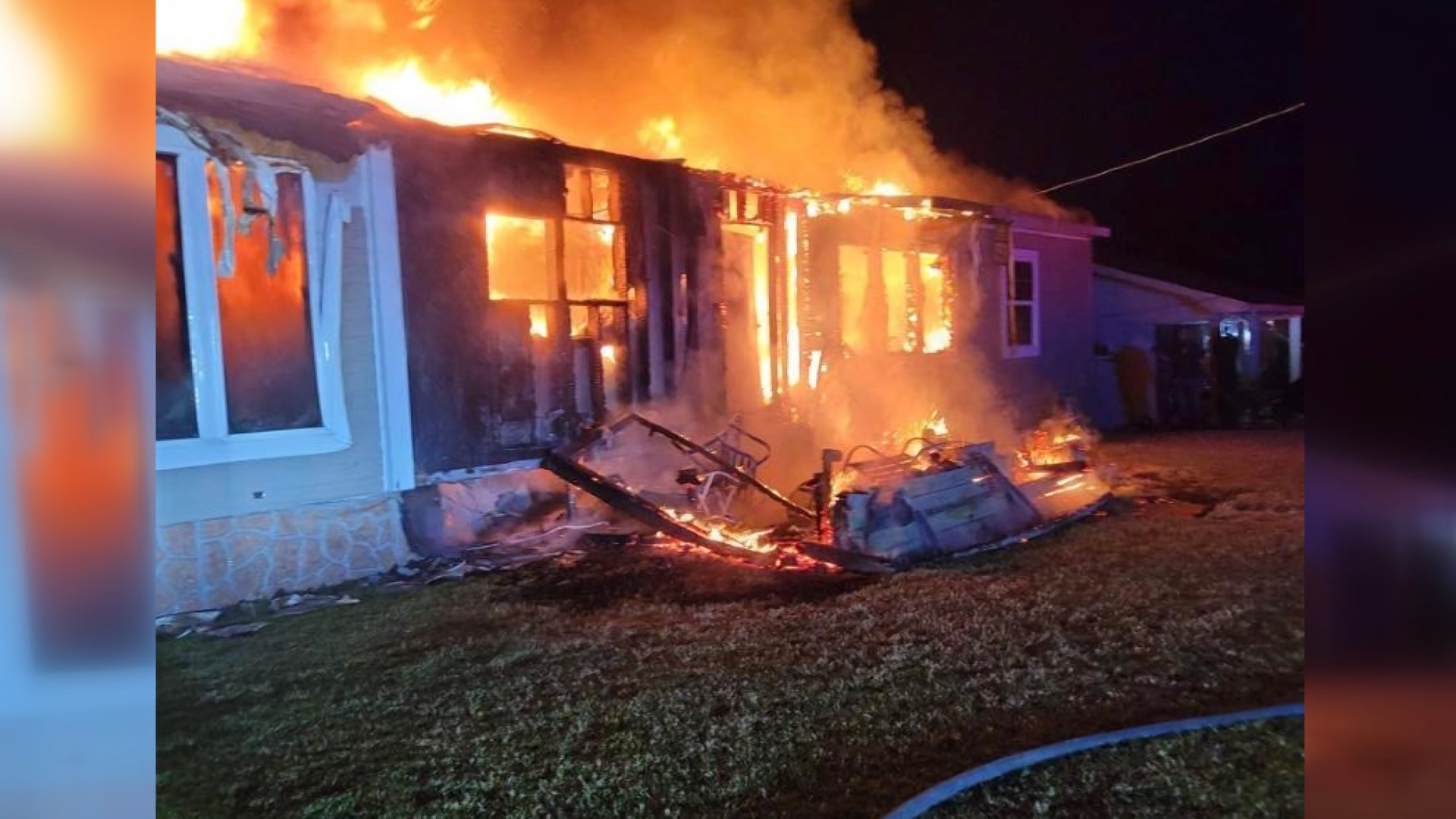 When a Mulberry family noticed their neighbor's house was on fire, they did what they could to make sure everyone inside was safe.