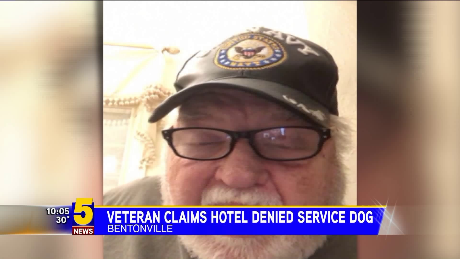 Veteran Claims Hotel Denied Service Dog