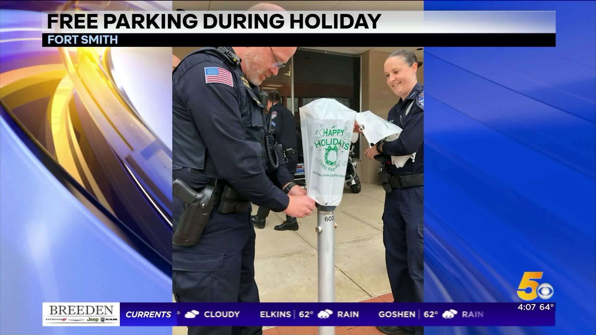 FSPD `Bags The Meters` For Free Holiday Parking