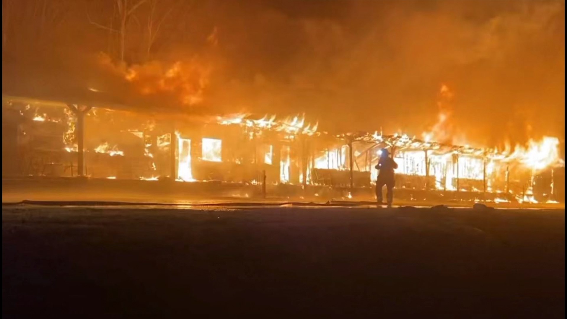 Tanglewood Lodge has sat on Beaver Lake since the 1960's, until it caught fire Monday while preparing summer reservations.