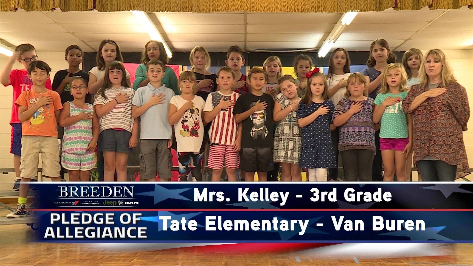 Mrs. Kelley  3rd Grade Tate Elementary