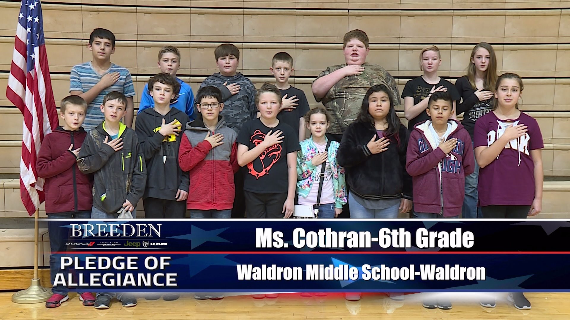 Ms. Cothran  6th Grade Waldron Middle School, Waldron