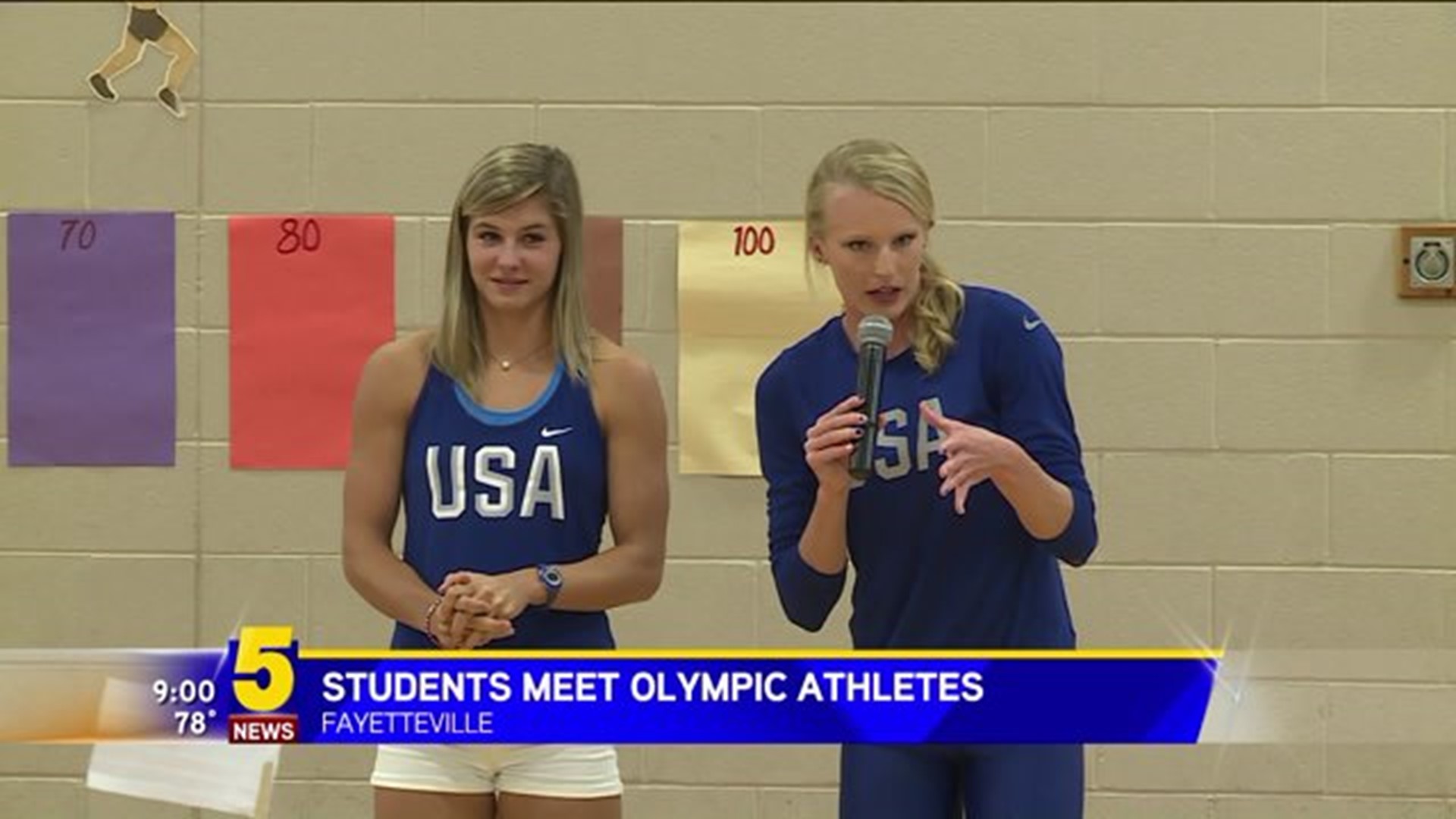 Students Meet Olympic Athletes