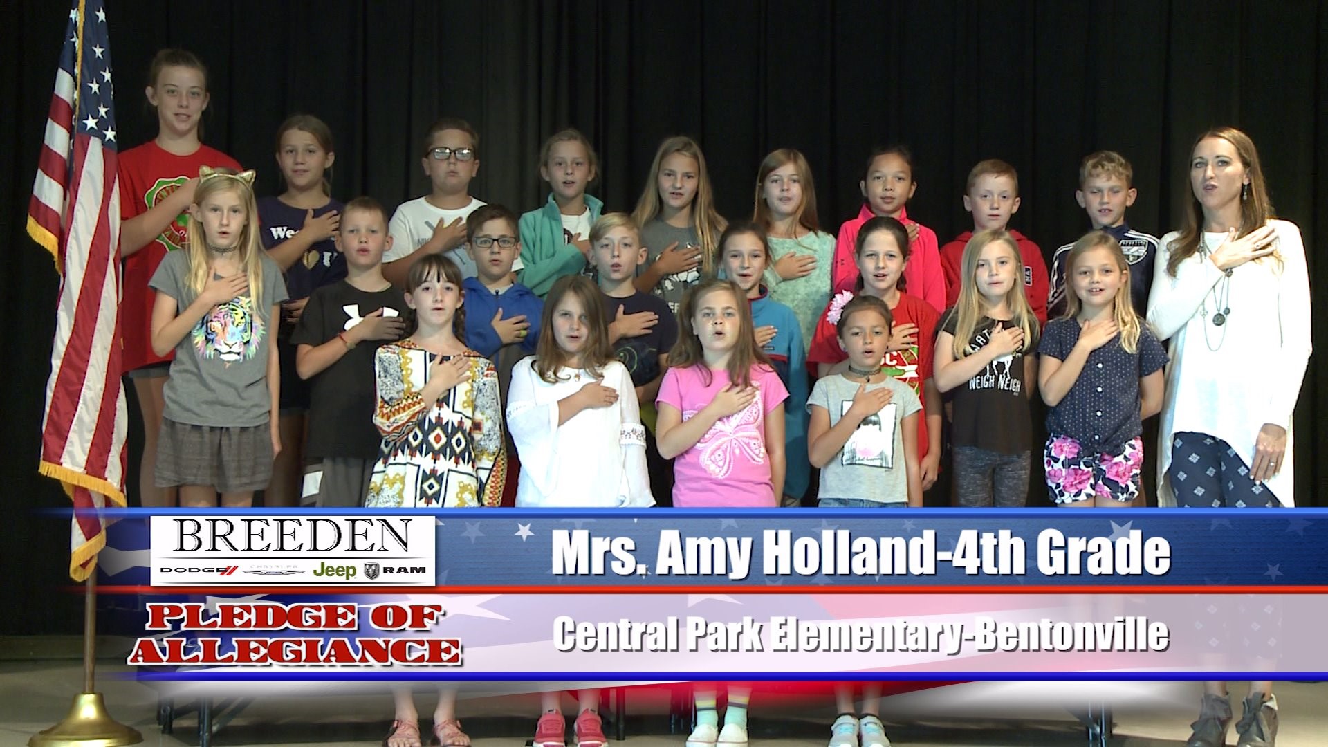 Mrs. Amy Holland  4th Grade  Central Park Elementary  Bentonville