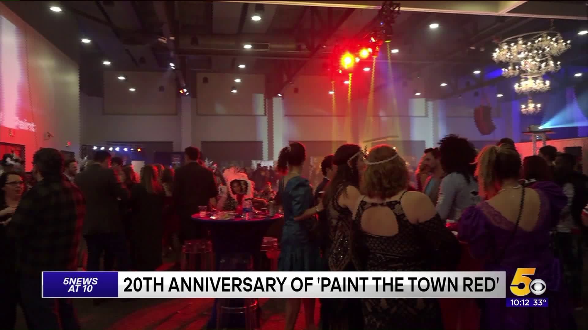 20th Annual Paint The Town Red Event Held At Fayetteville Town Center