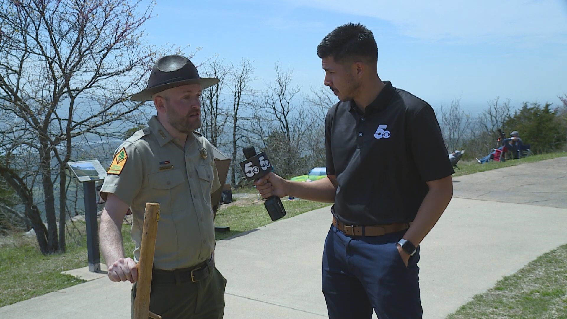 A member of the parks department spoke to 5NEWS about what went into preparing for the eclipse.