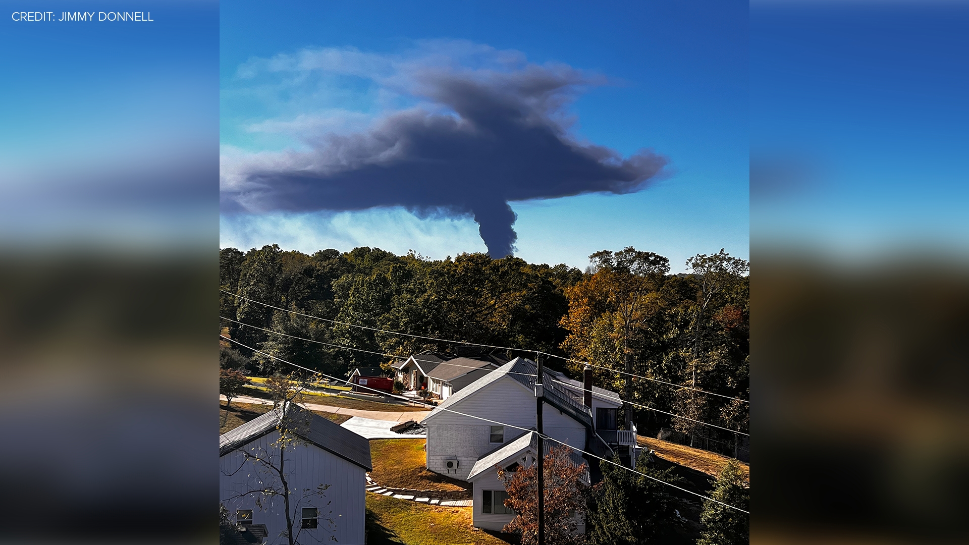 Pillar of smoke from Rogers industrial fire seen for miles ...