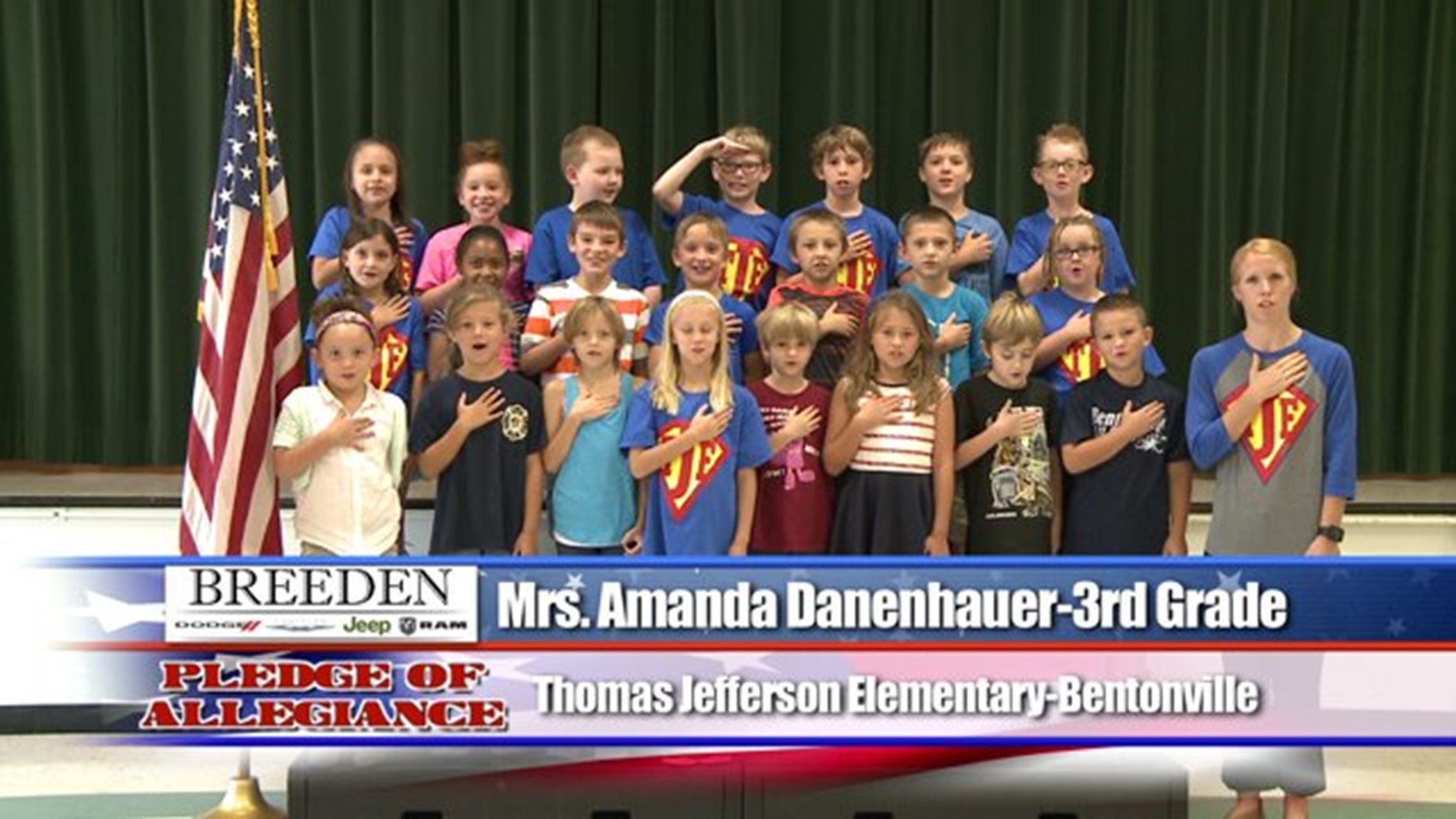 Thomas Jefferson Elementary, Bentonville - Mrs. Amanda Danenhauer - 3rd Grade
