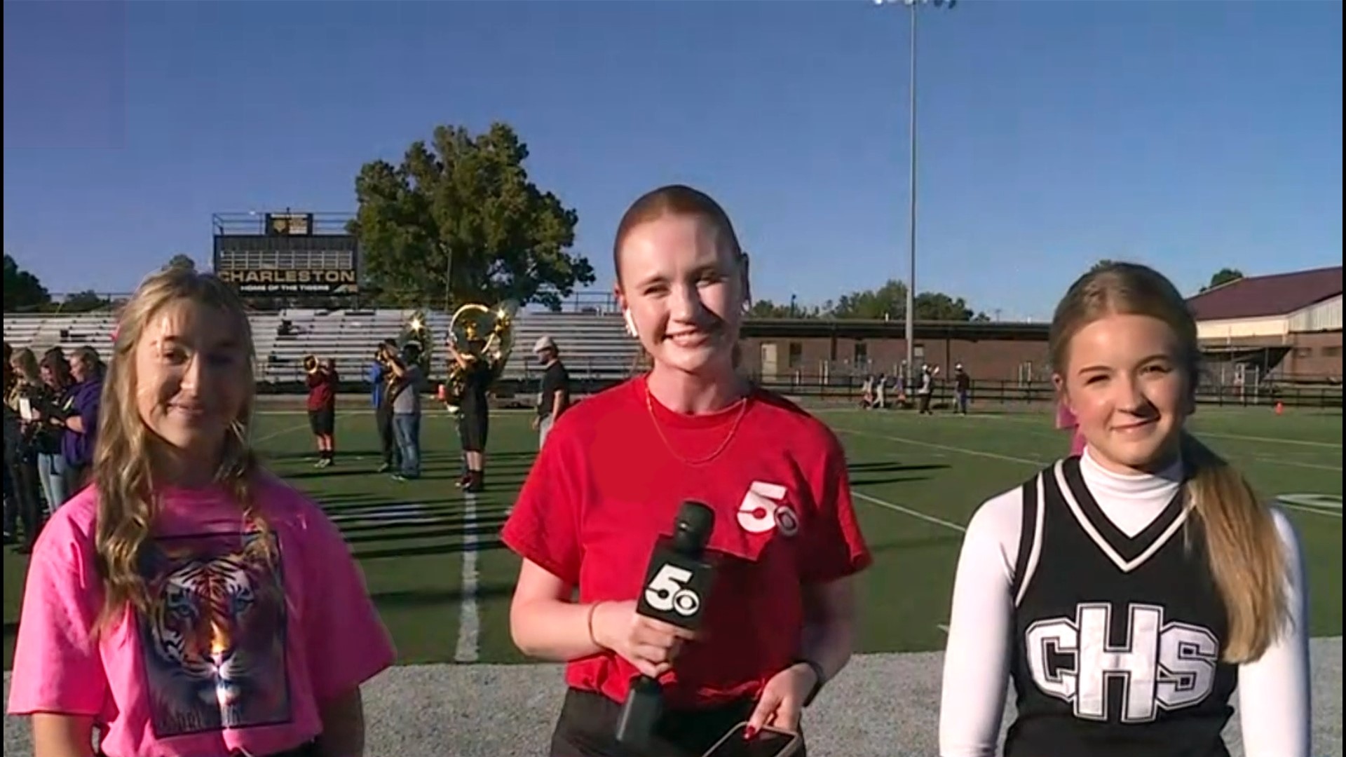 5NEWS reporter Lauren Spencer is live in Charleston where they will take on Booneville.