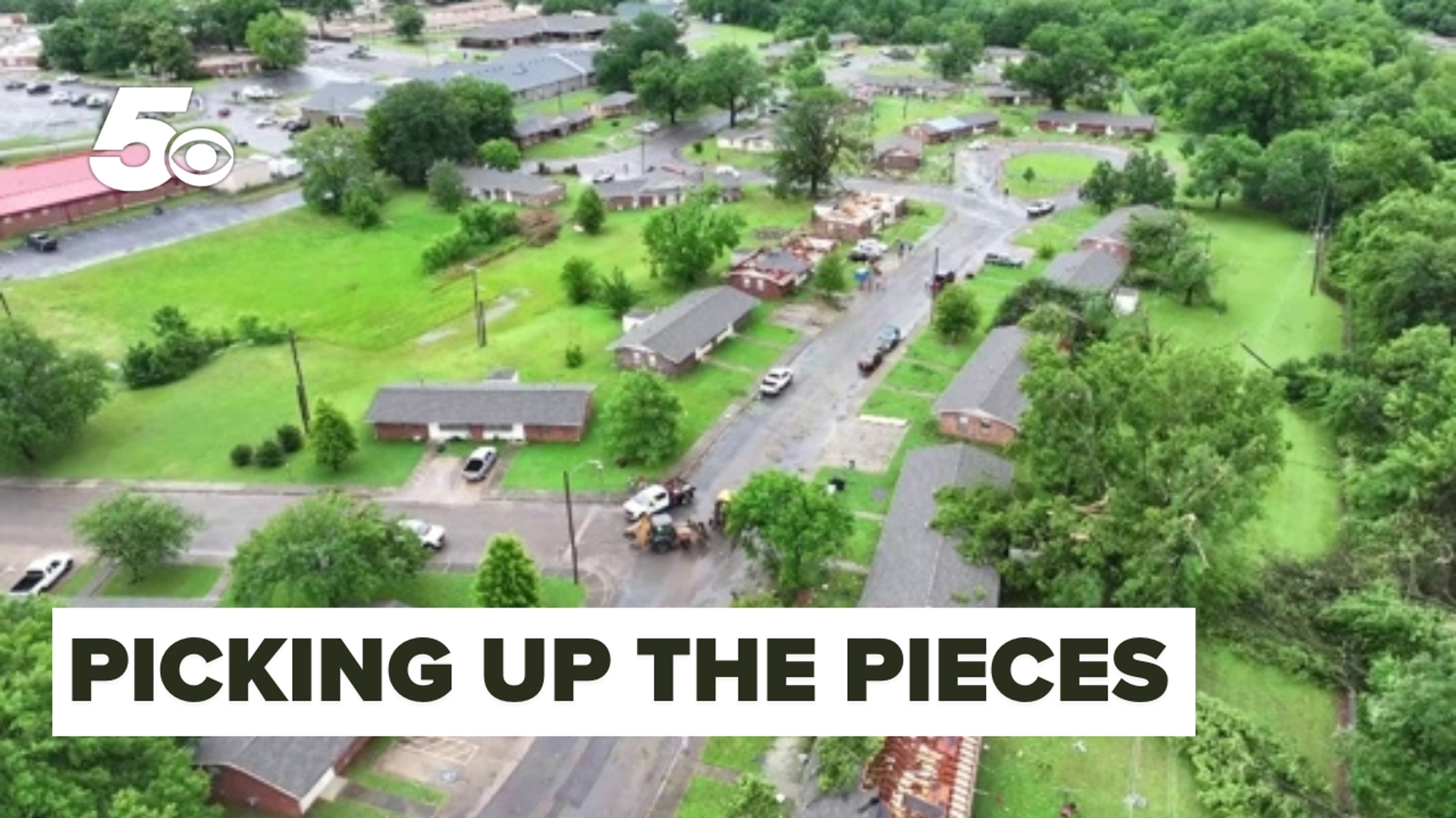 Now that the weather has calmed down, residents are out and about to take stock of the damage.