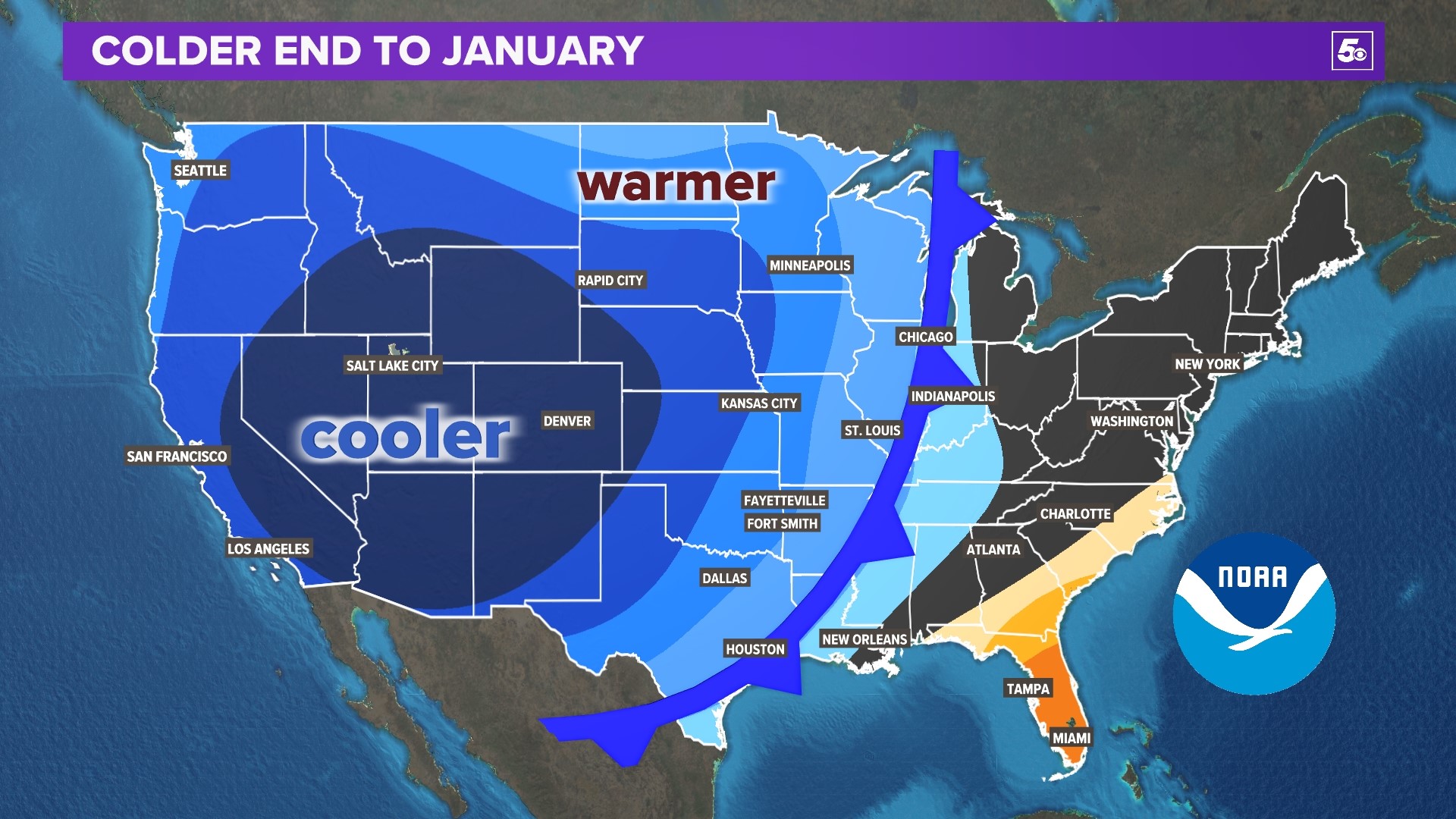Colder end to January 2023 may bring snow chances to Arkansas ...