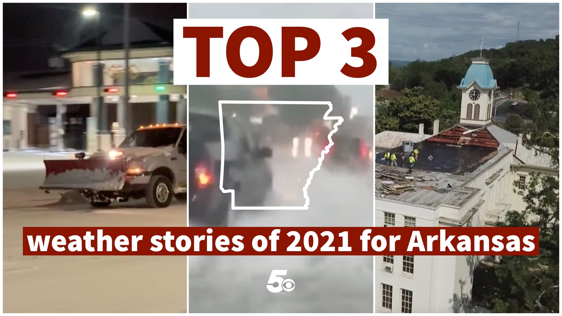 A record-breaking arctic blast, multiple flooding events, and tornadoes gave Arkansas and eastern Oklahoma quite a year for 2021.