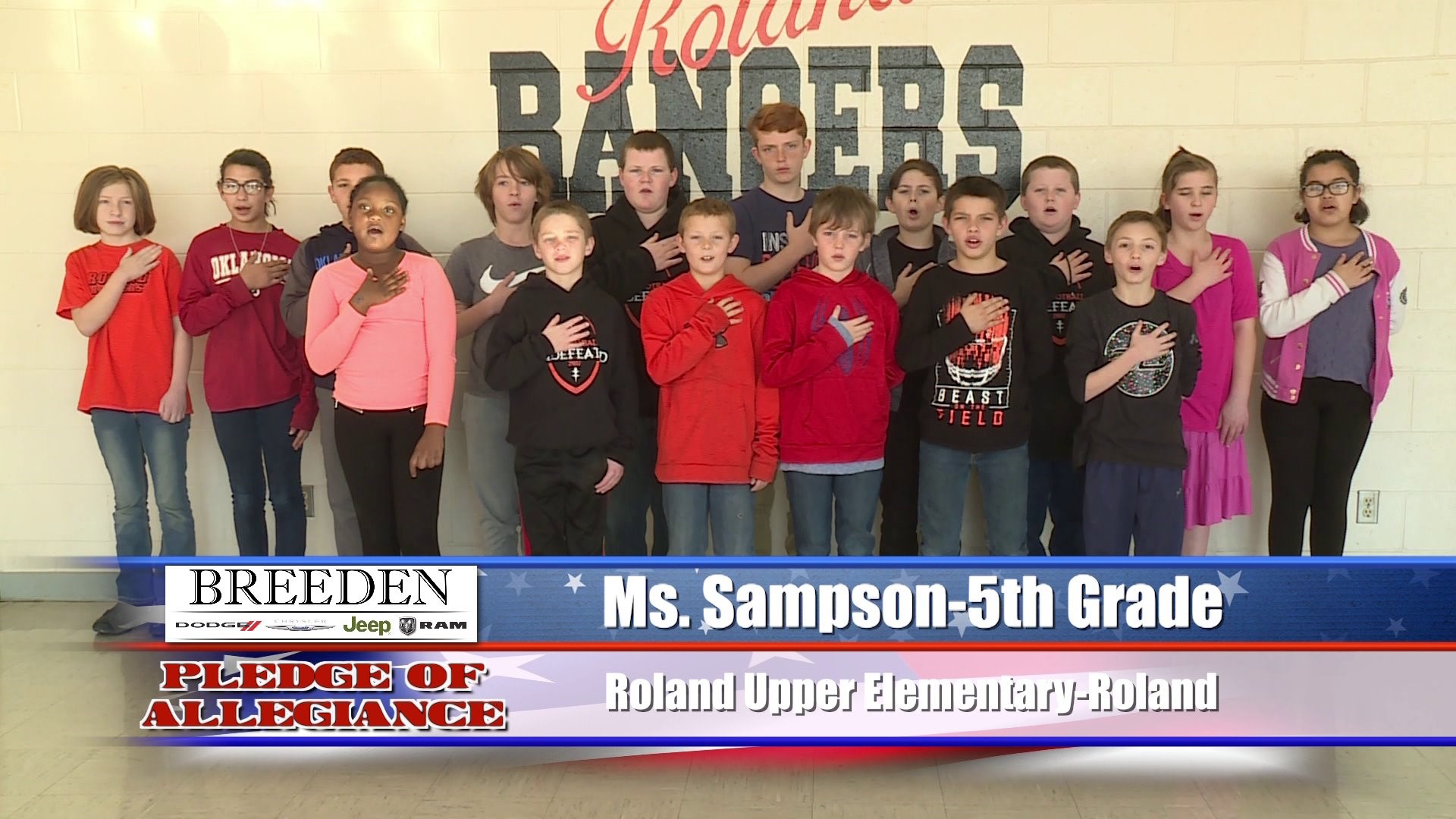 Ms. Sampson  5th Grade  Roland Upper Elementary  Roland