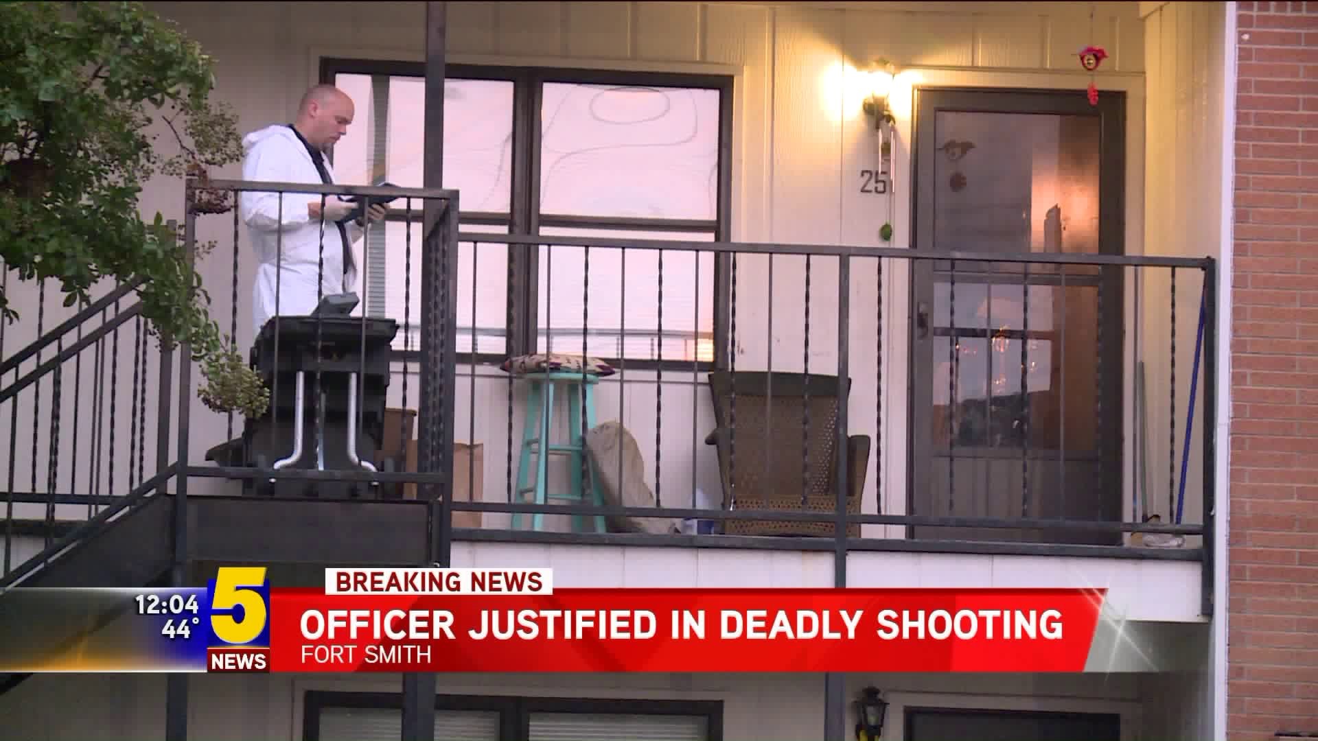Officer Justified In Deadly Shooting in Fort Smith