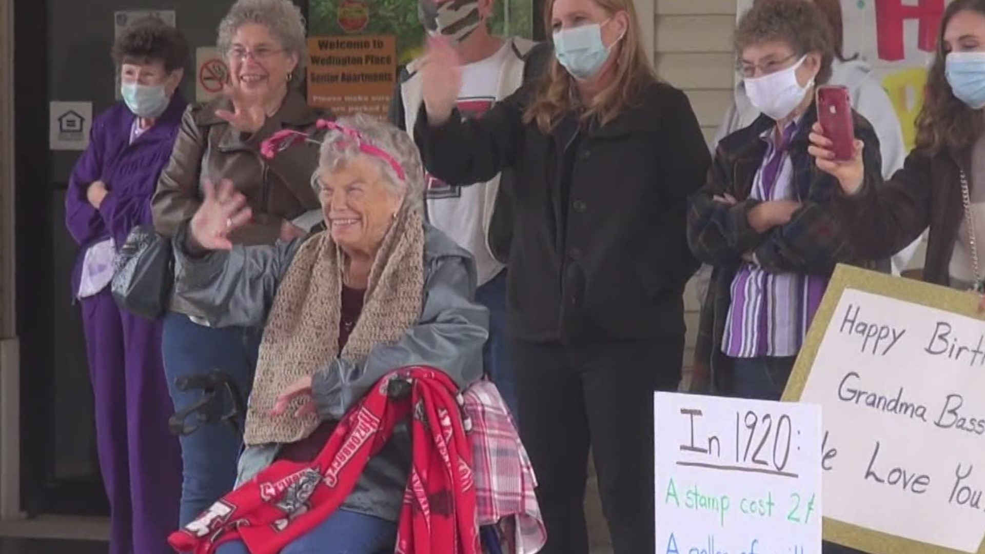 Fayetteville woman celebrates 100th birthday.