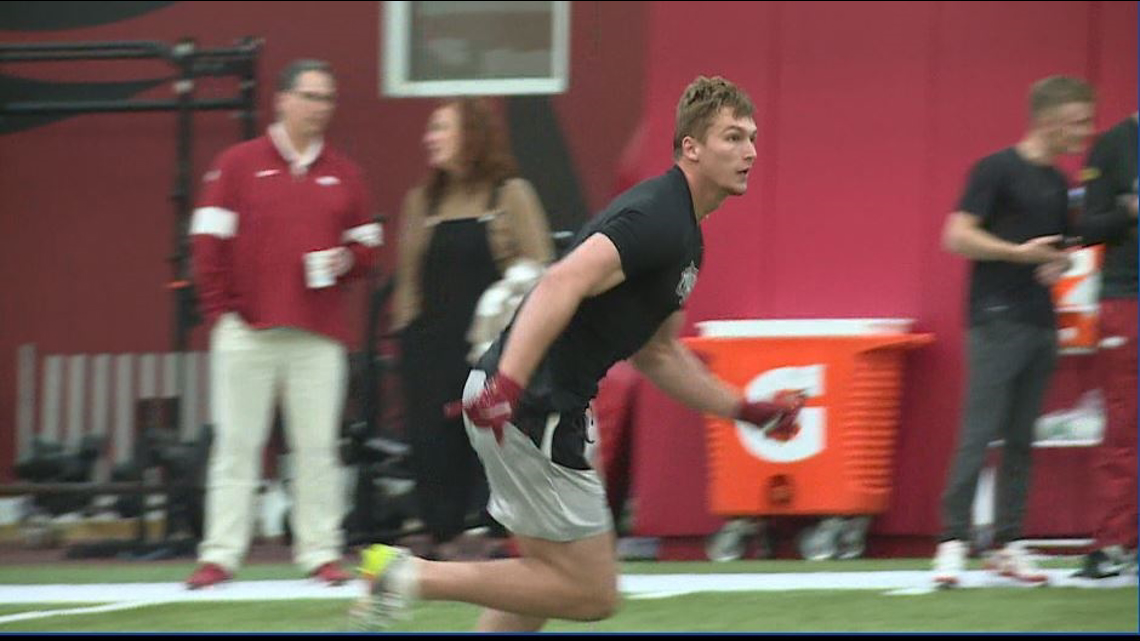 Sights and Sounds from Arkansas Pro Day
