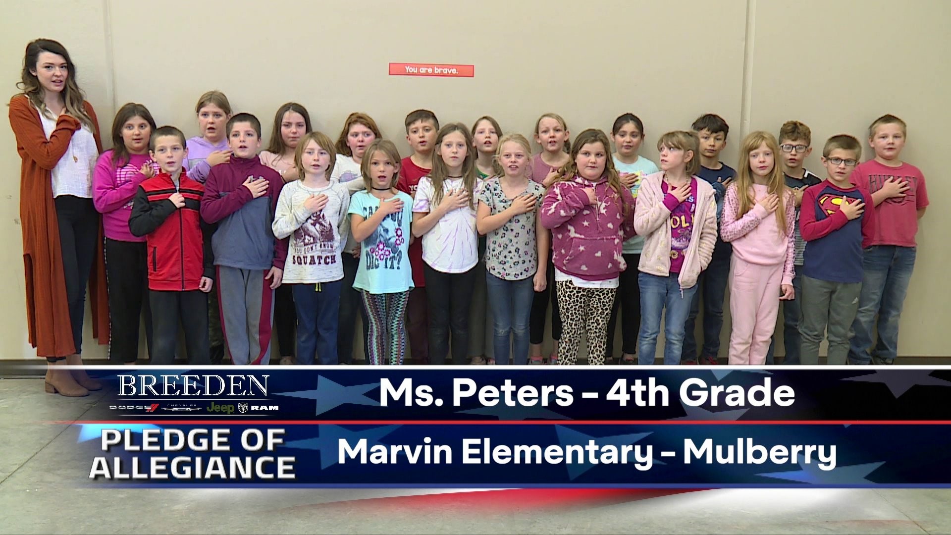 Mrs. Peters 4th Grade Marvin Elementary, Mulberry