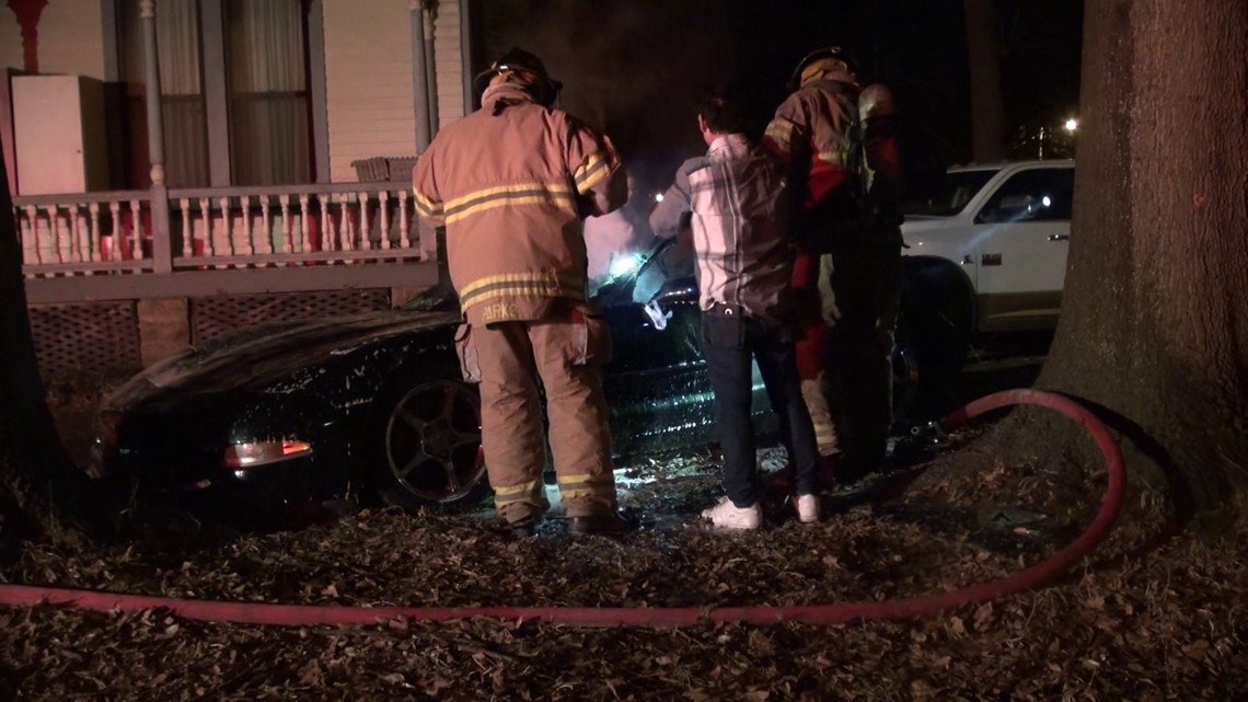 PHOTOS: Crews Investigate “Suspicious Fire” After Corvette Burns ...