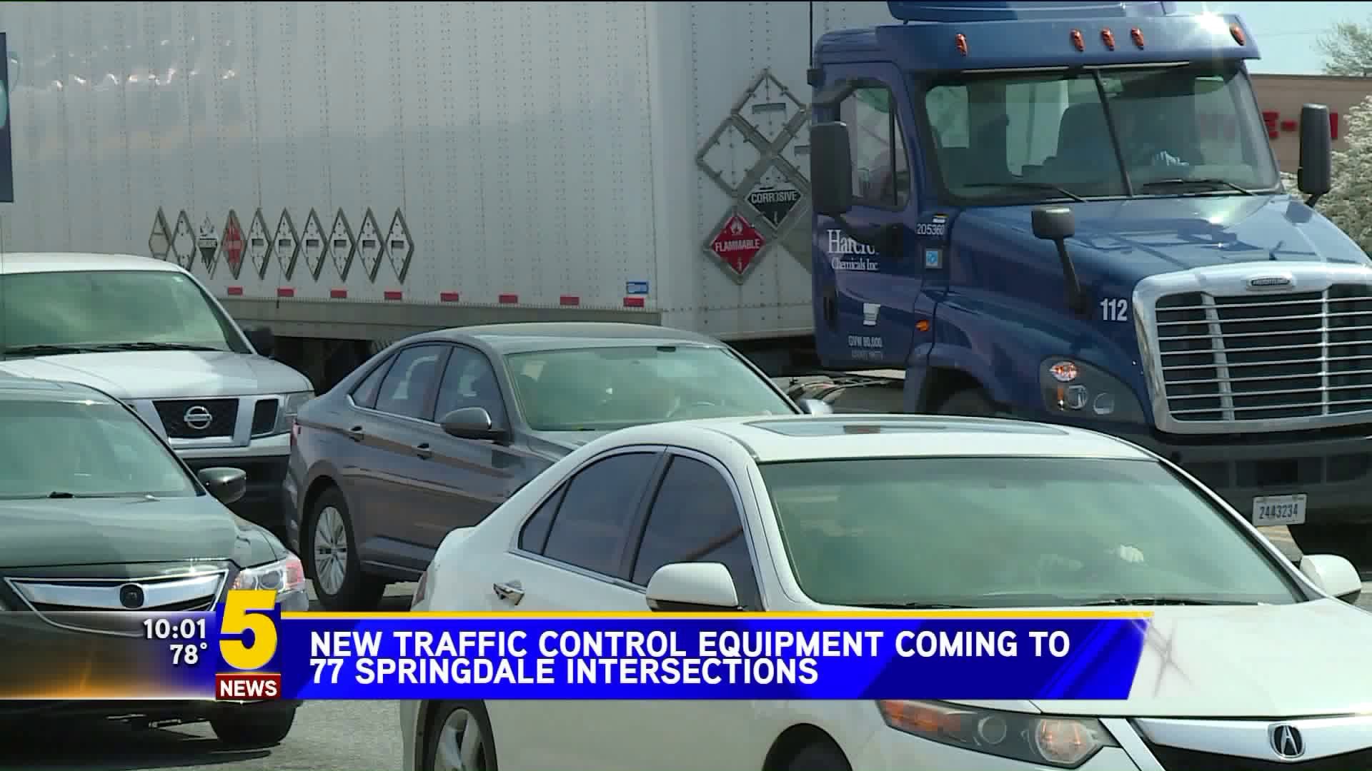 New Traffic Lights In Springdale