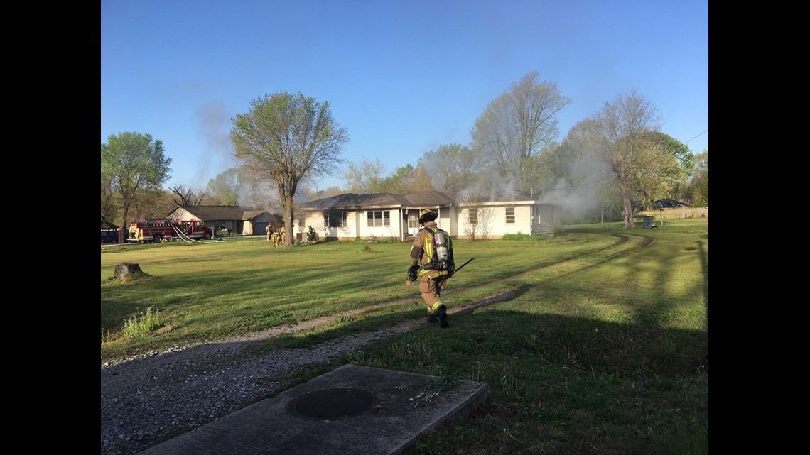 South Wilkerson Street Reopens After Crews Battle Johnson House Fire