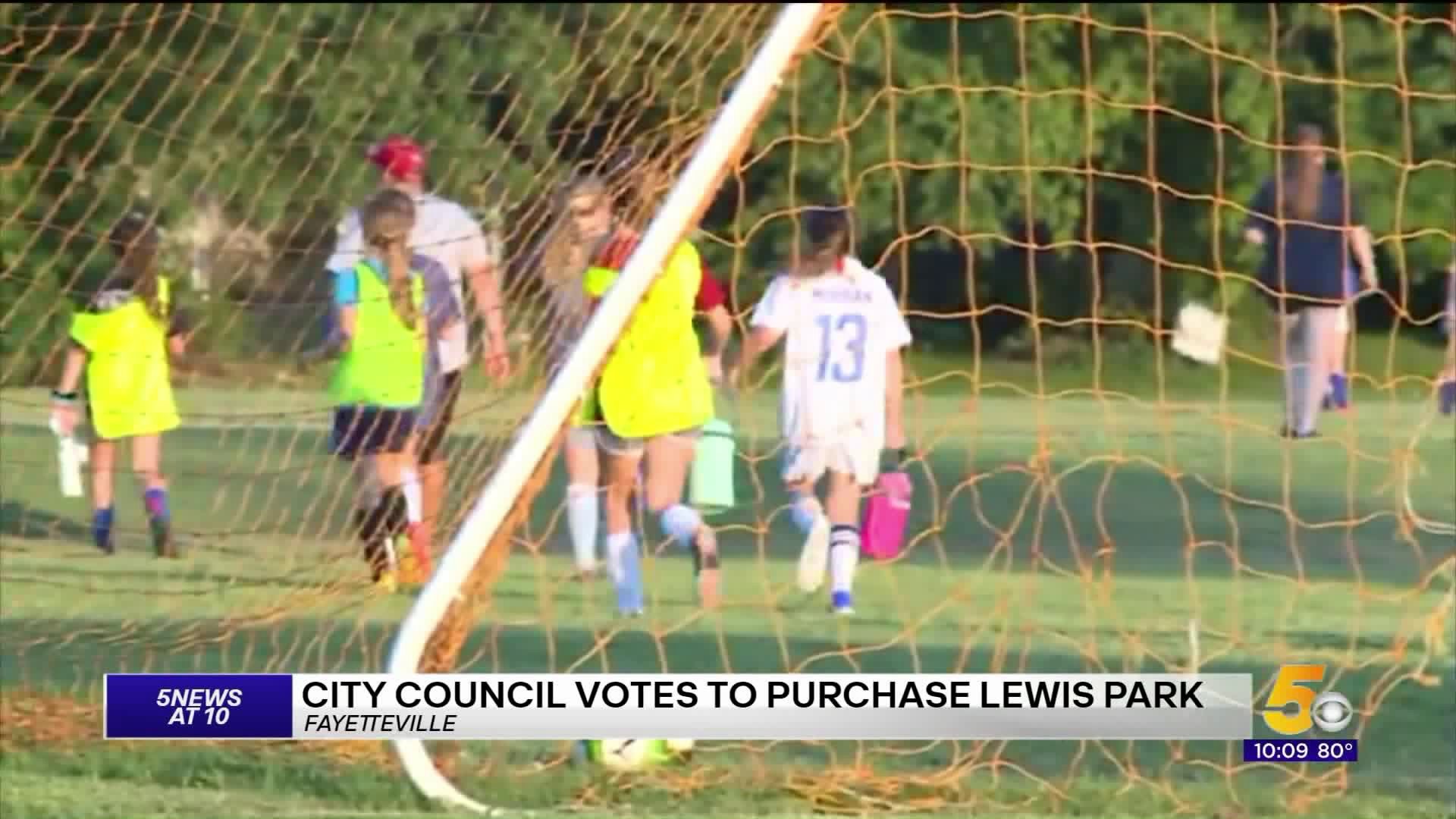 Fayetteville Council Votes To `Save` Lewis Park
