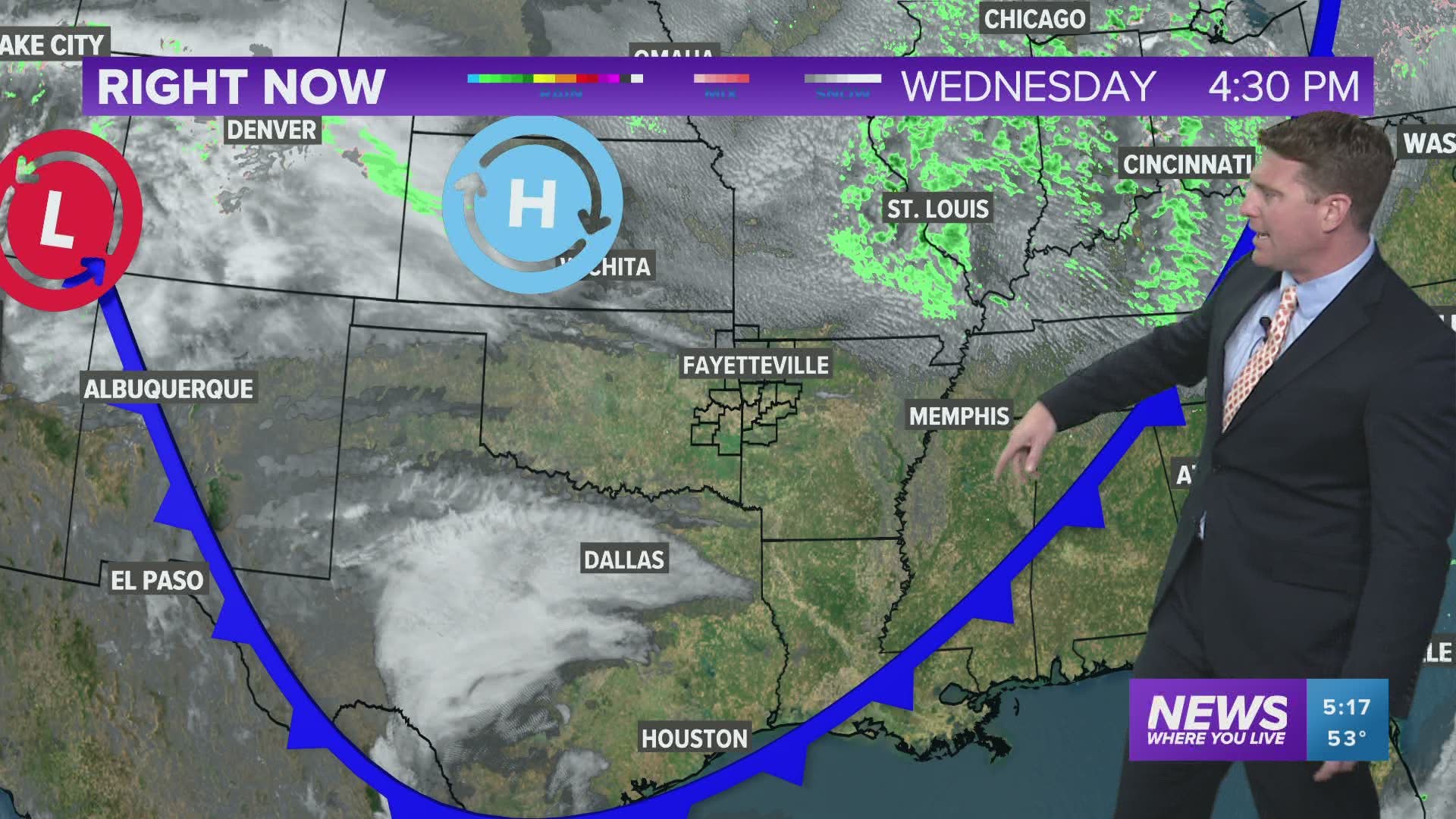 Clouds increase ahead of Thursday night, Friday's rain ...