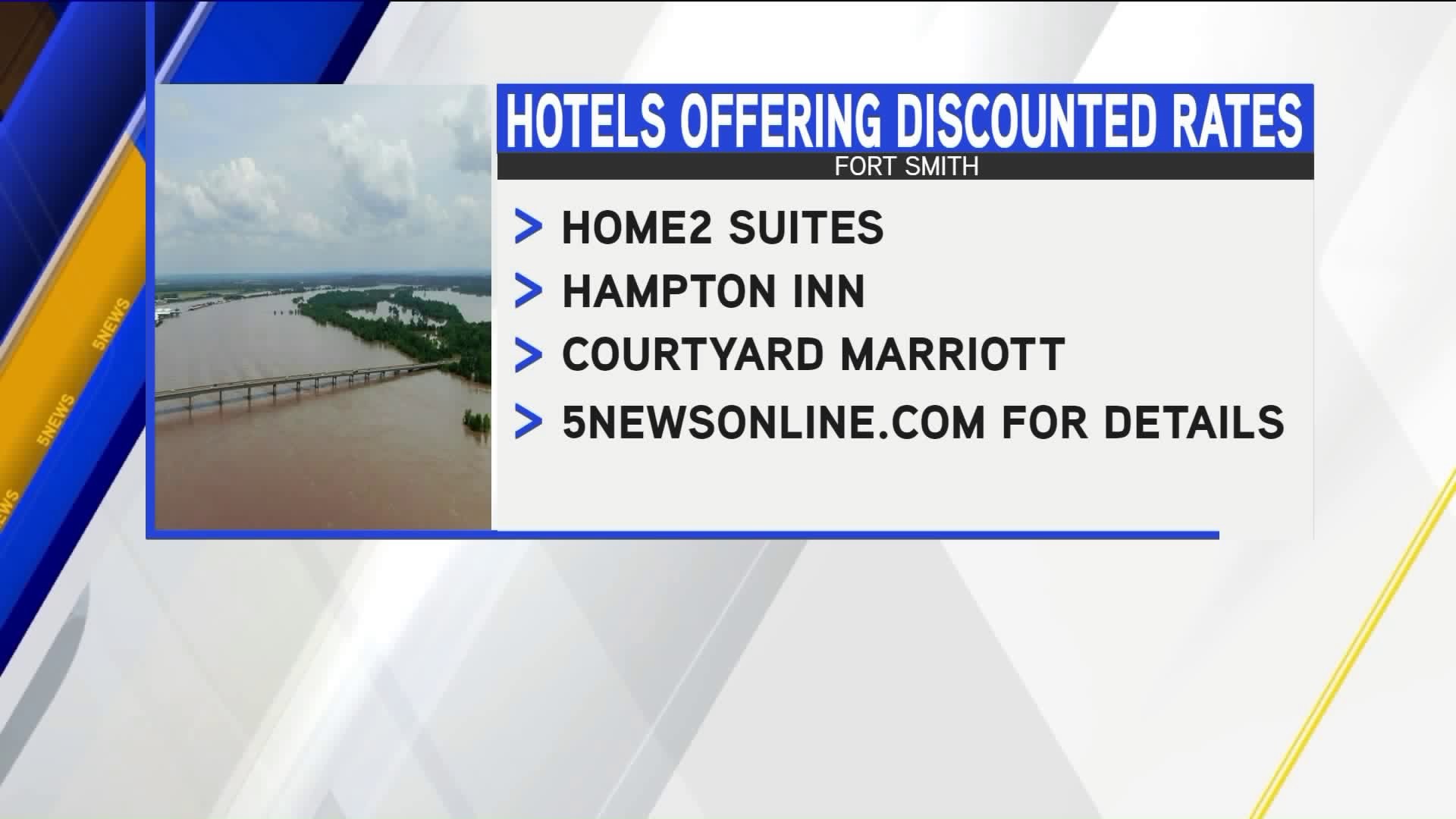 Hotels Offering Discounted Rates for Flood Victims