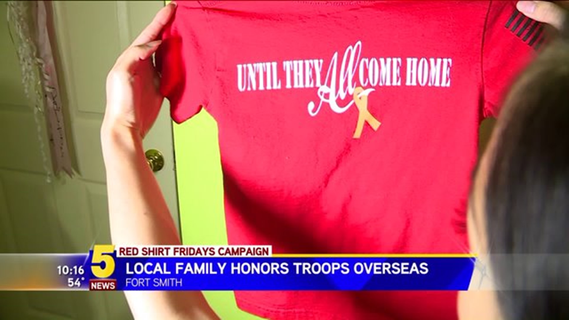 Local Family Honors Troops Overseas