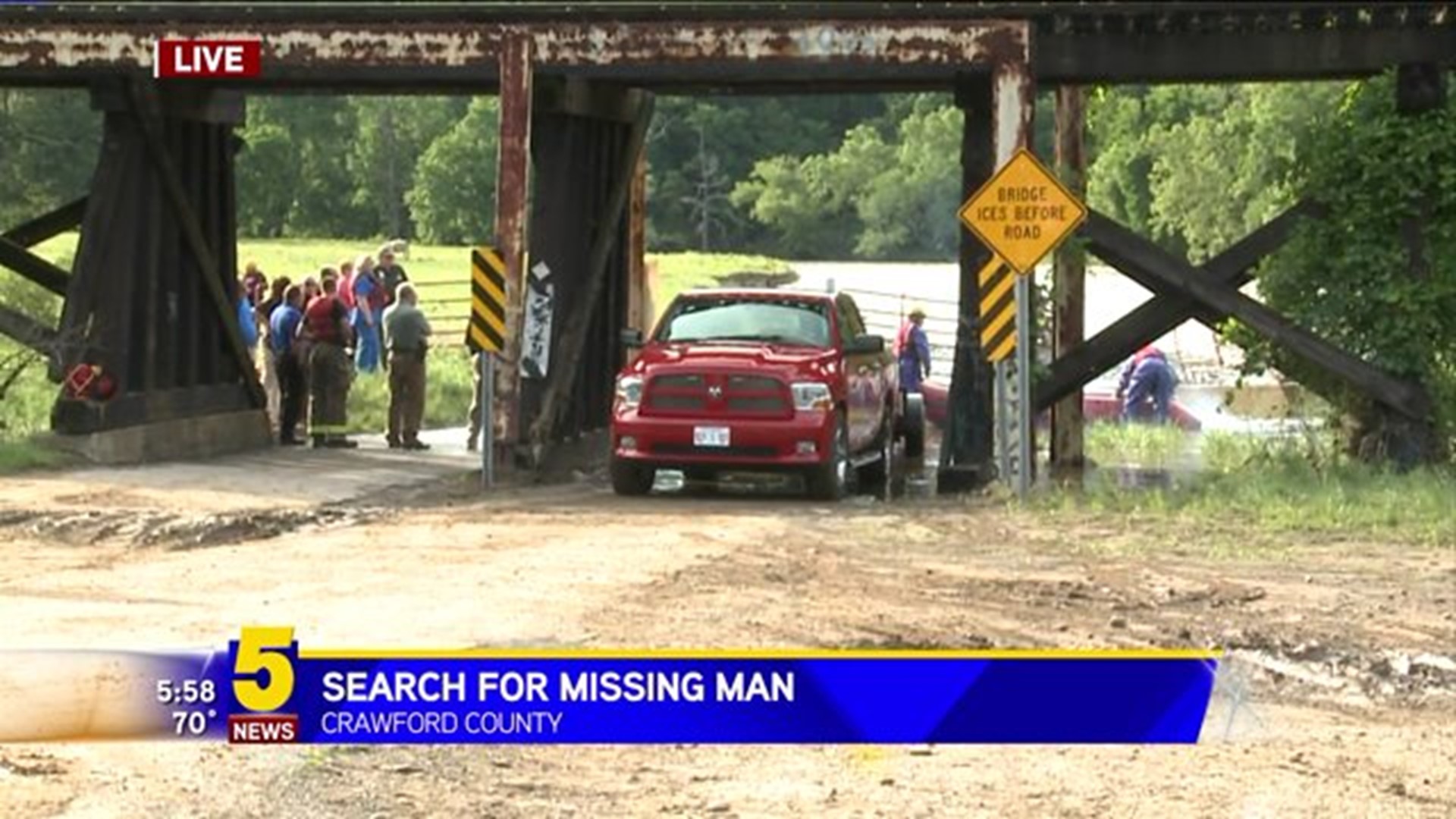Crawford County Crews Search For Man In Flooded Creek