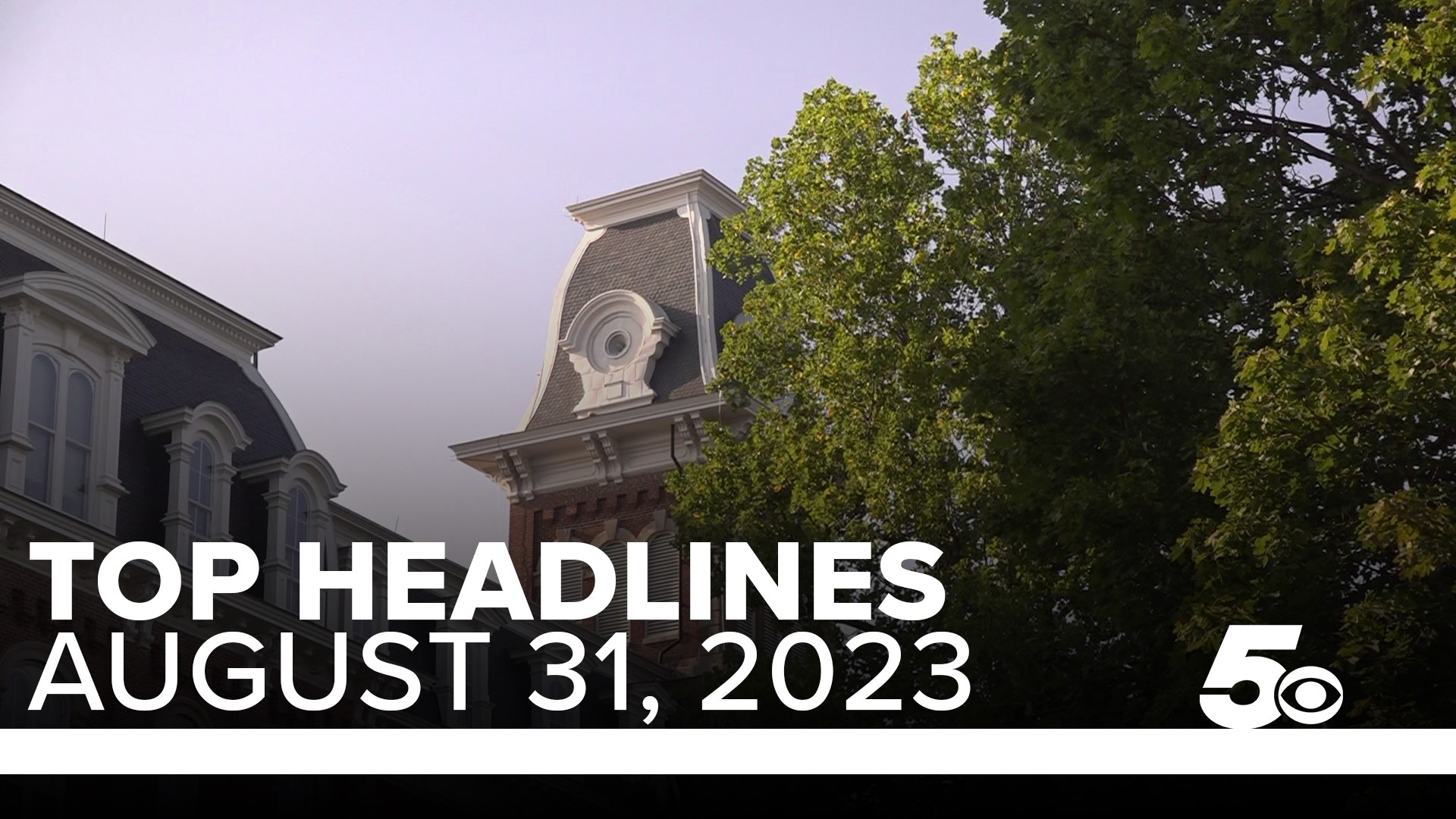 Top headlines for Northwest Arkansas and the River Valley for August 31, 2023.