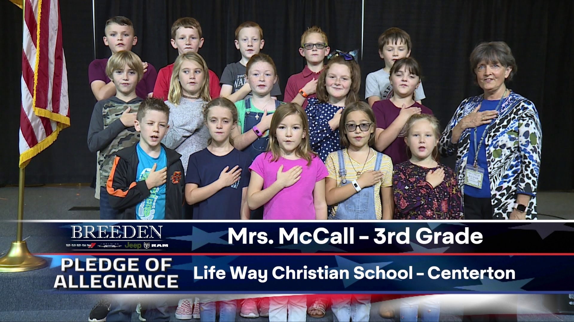 Mrs. McCall 3rd Grade Life Way Christian School, Centerton