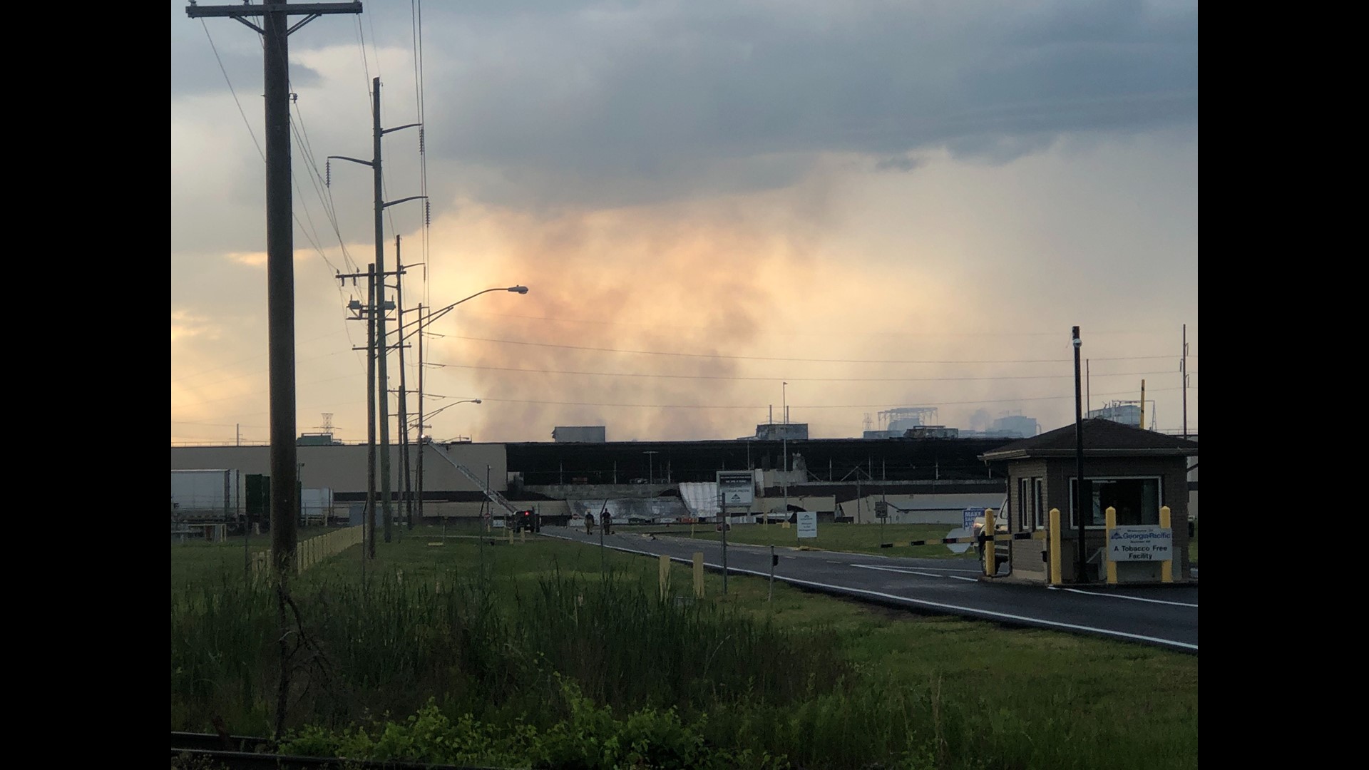 Georgia-Pacific Plant In Muskogee Catches Fire After Forklift