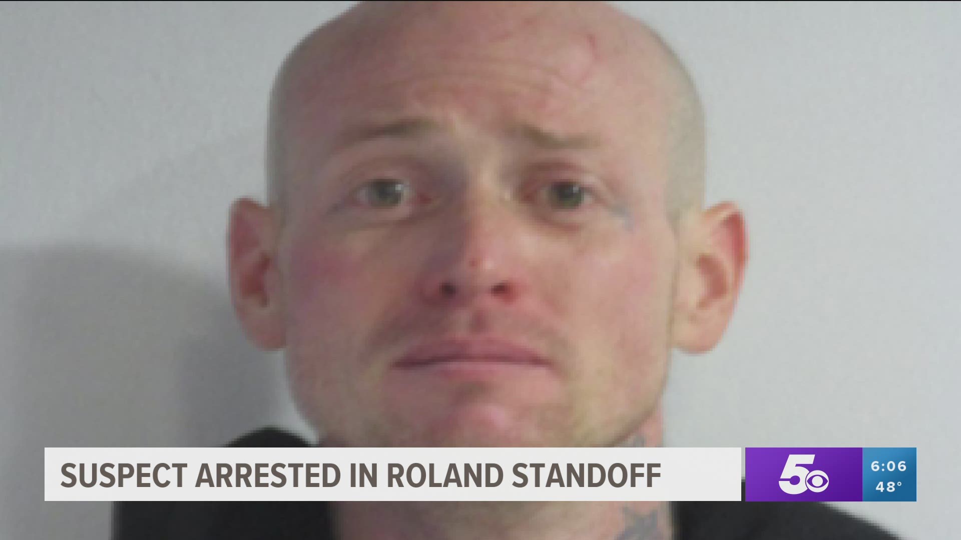 Suspect arrested in Roland standoff