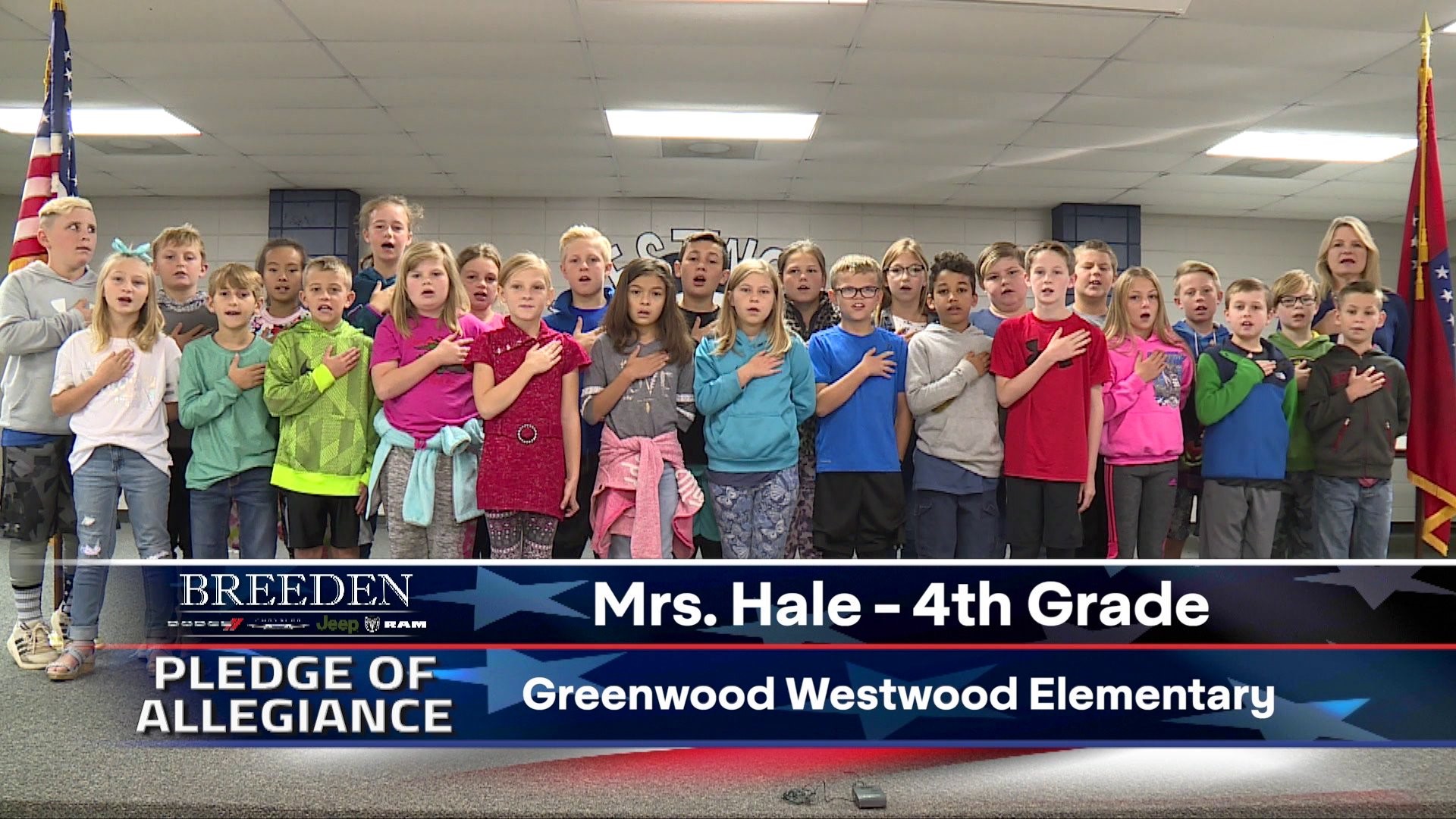 Mrs. Hale 4th Grade Greenwood Westwood Elementary