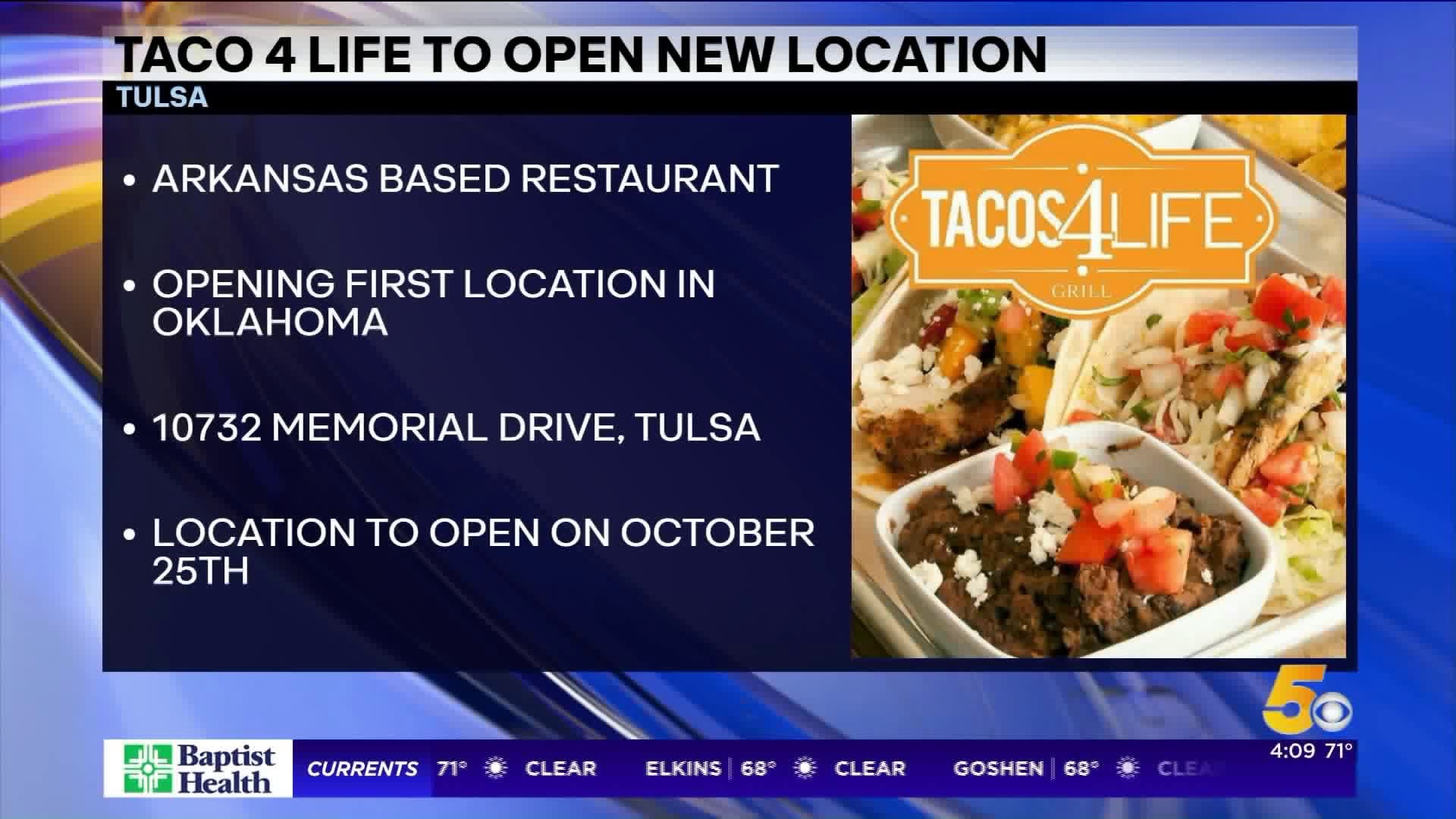 Arkansas-Based Tacos 4 Life Opening First Oklahoma Store Next Week