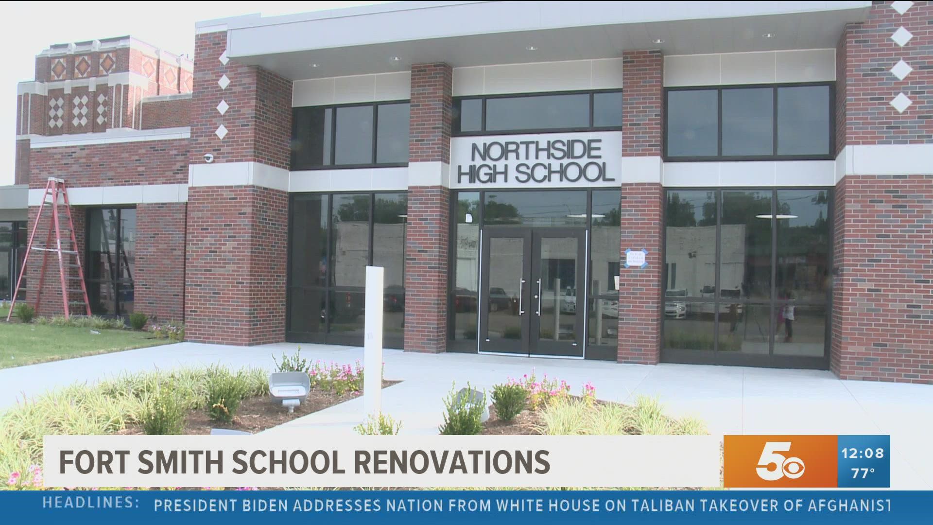 Renovations at Northside and Southside High Schools include expanded cafeterias, more classrooms, new freshmen centers and much more just in time for school to start