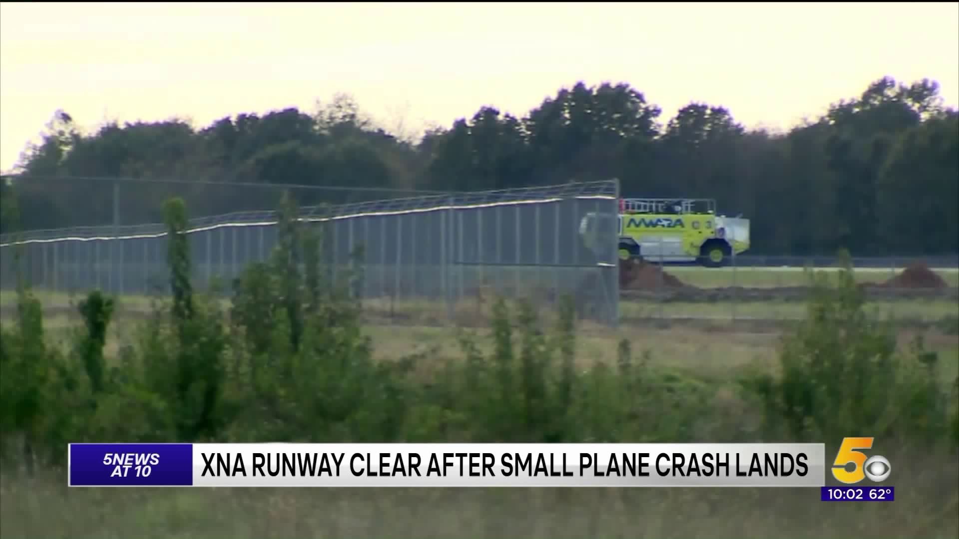XNA Runway Clear After Plan Has Crash Landing