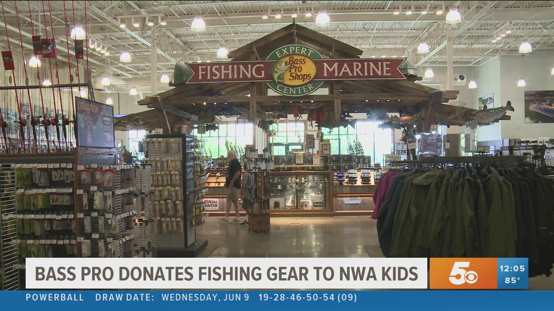 Bass Pro donates fishing gear to kids in NWA