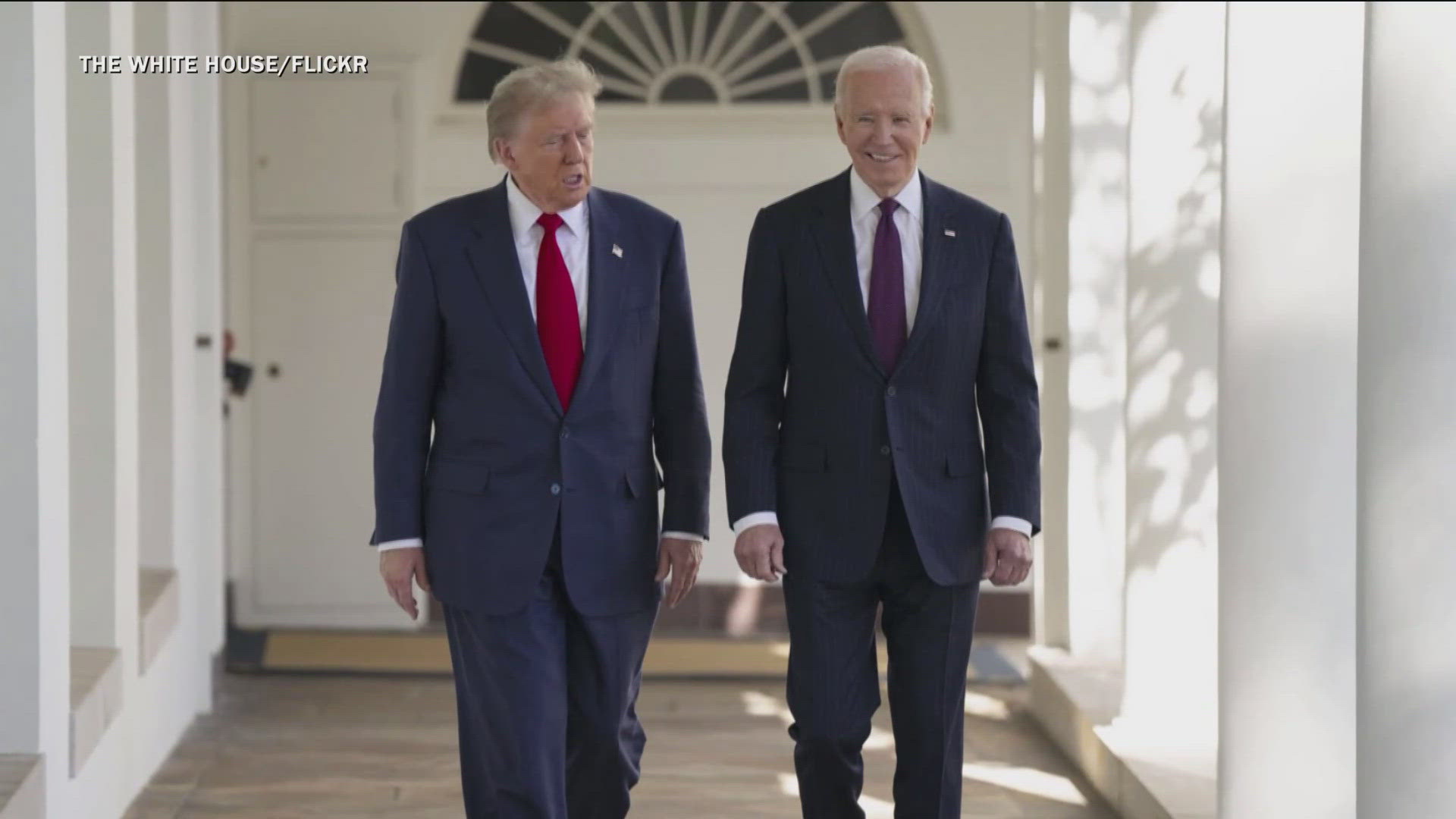 Trump met with Biden at the White House on Nov. 13, 2024.