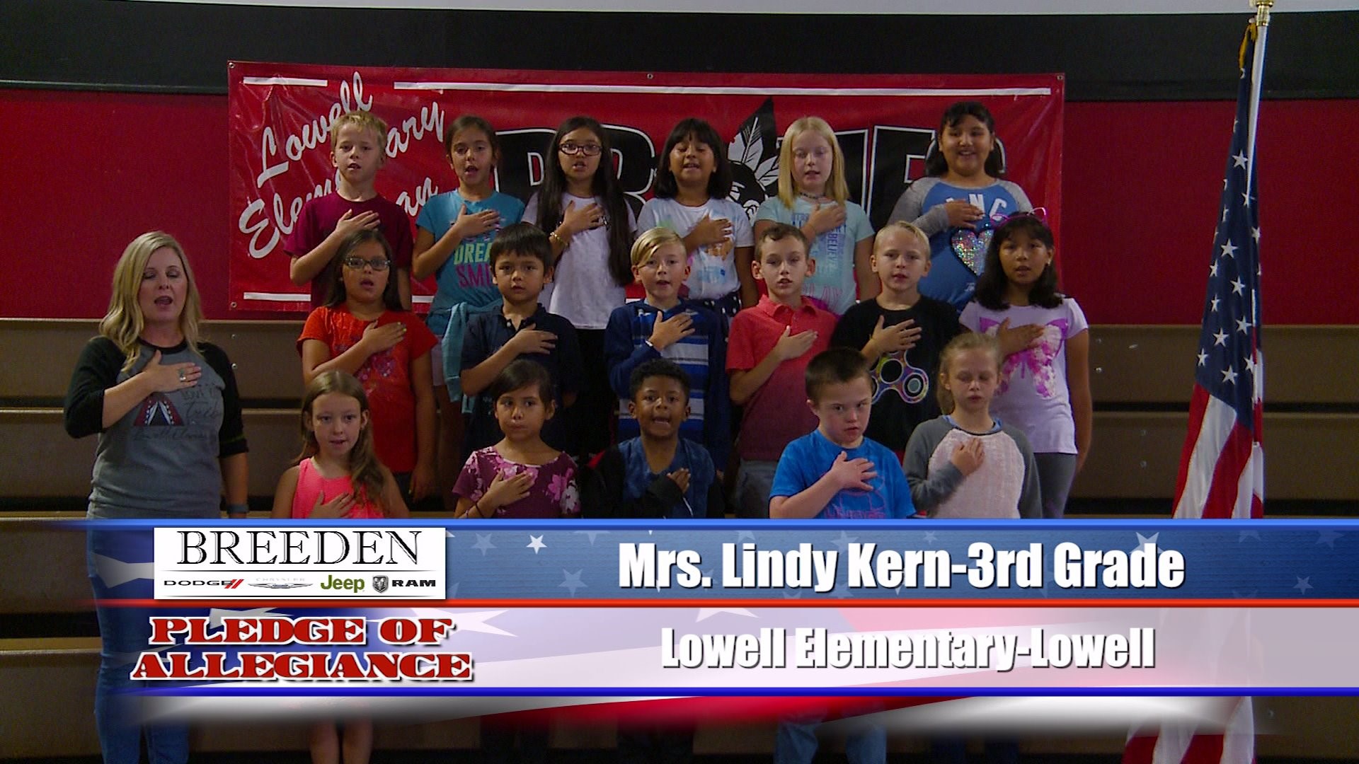 Mrs. Lindy Kern- 3rd Grade Lowell Elementary, Lowell