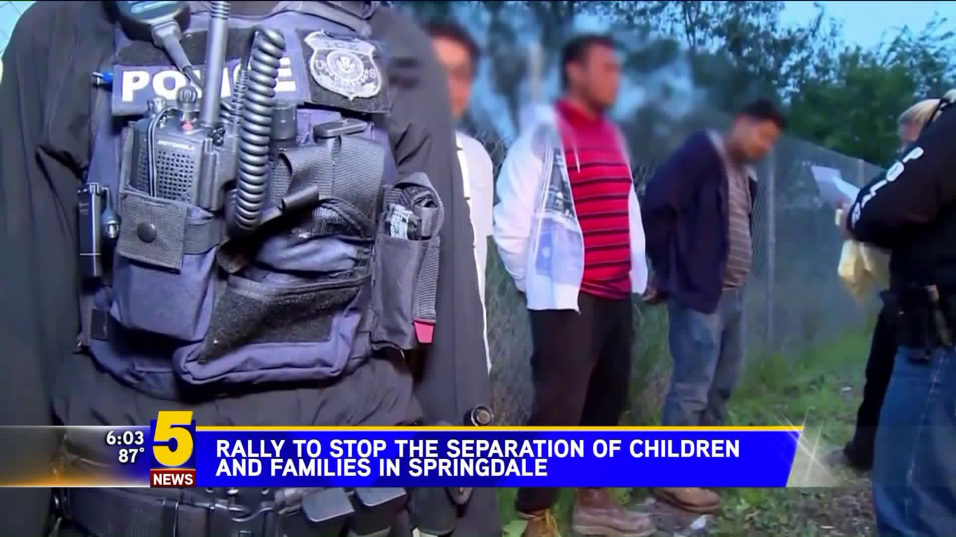 Protest in Arkansas Over Separation of Famlies at Border