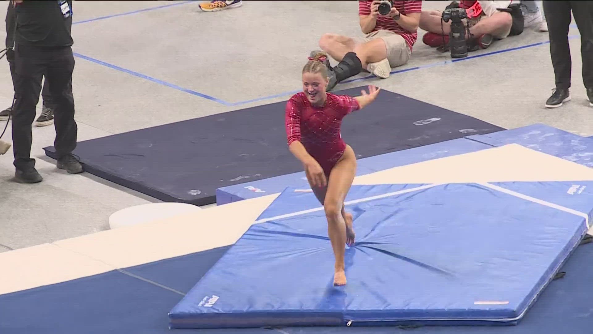Arkansas gymnastics punched their ticket to the national championships in Fort Worth, TX.