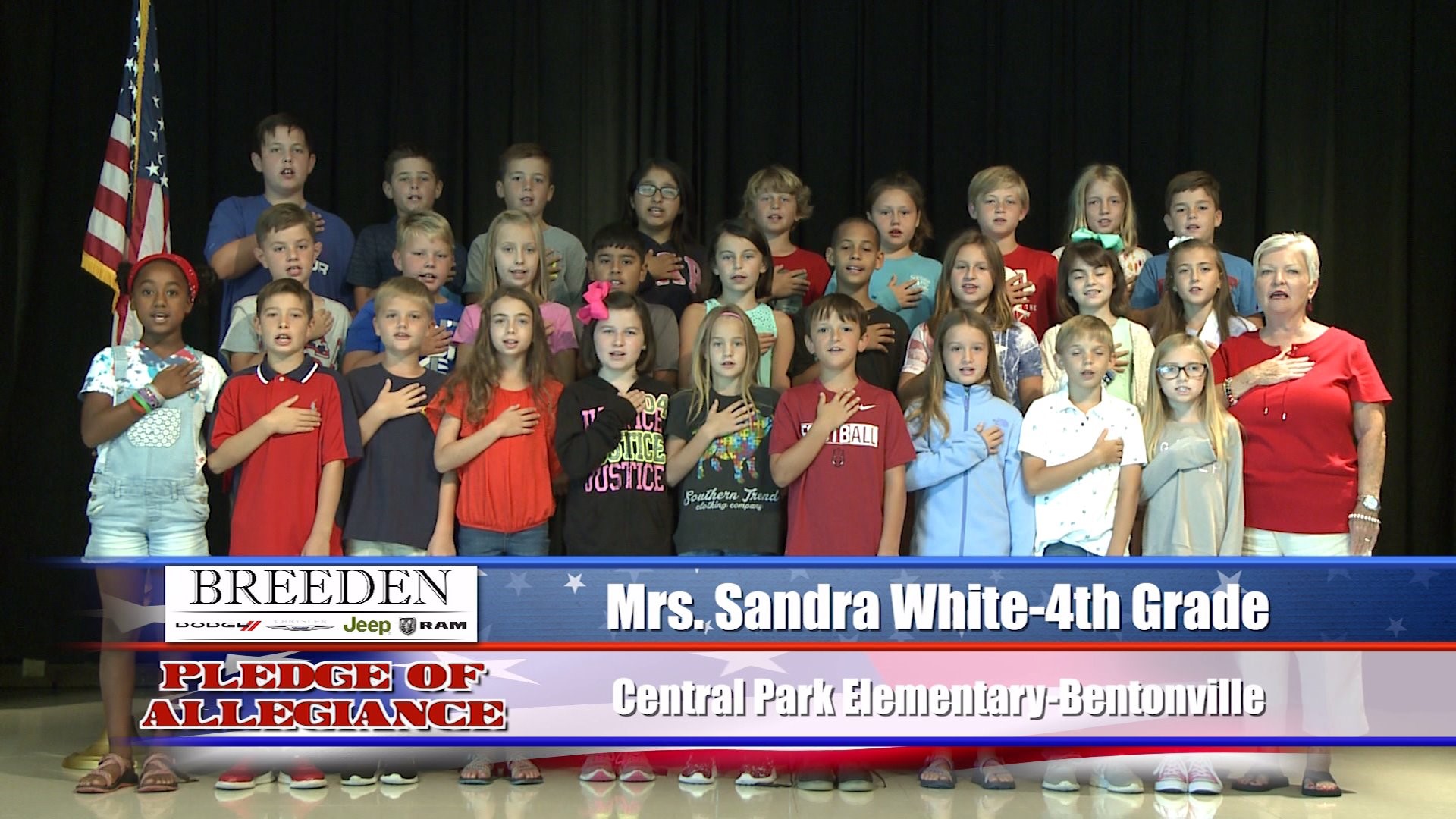 Mrs. Sandra White  4th Grade  Central Park Elementary  Bentonville