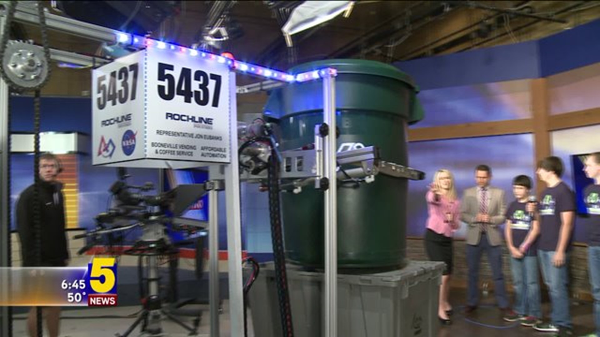 Video Booneville Robotics Team Live On 5news This Morning 5newsonline Com